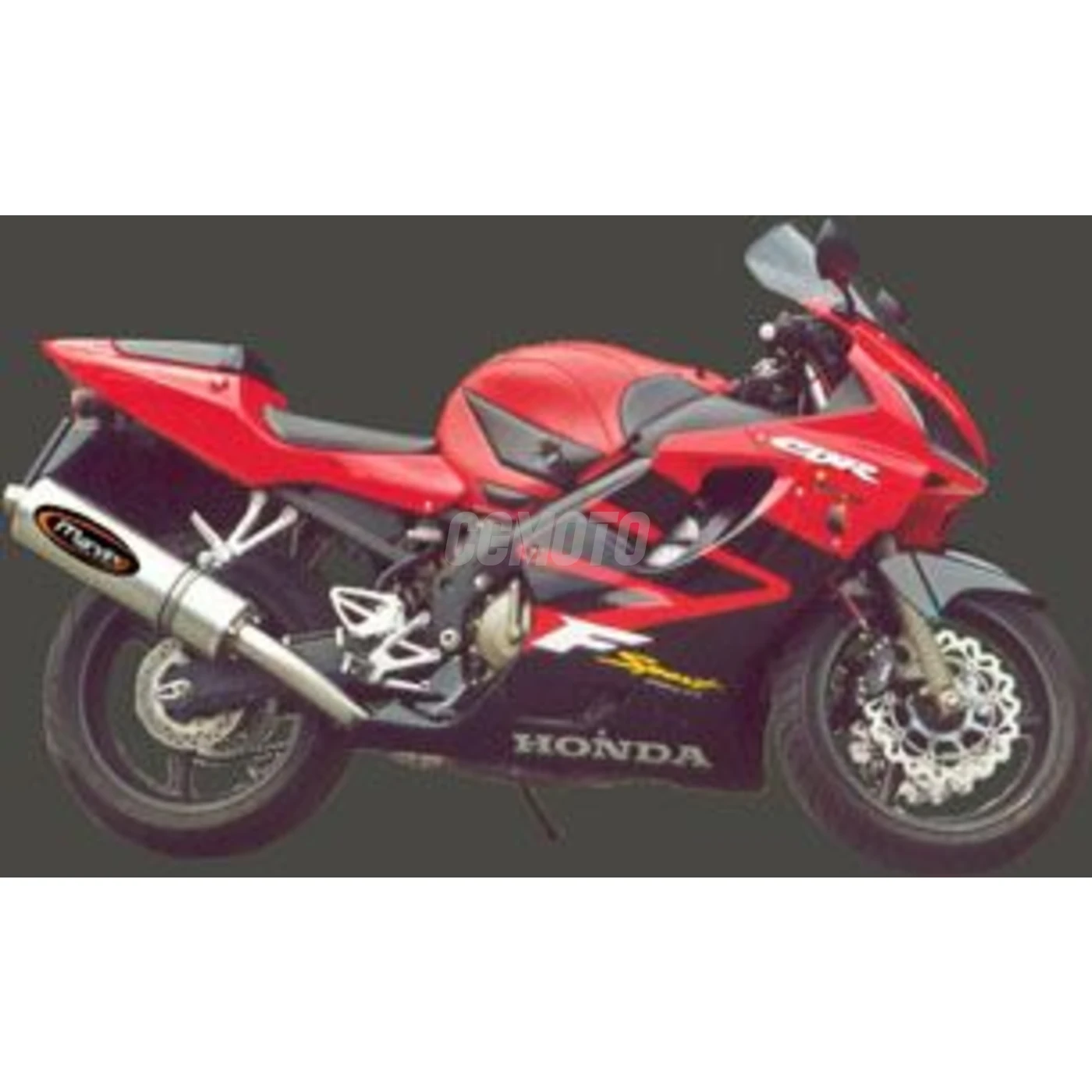 Silencieux Superline CBR 600 F 2001/2002 Big Oval Titane