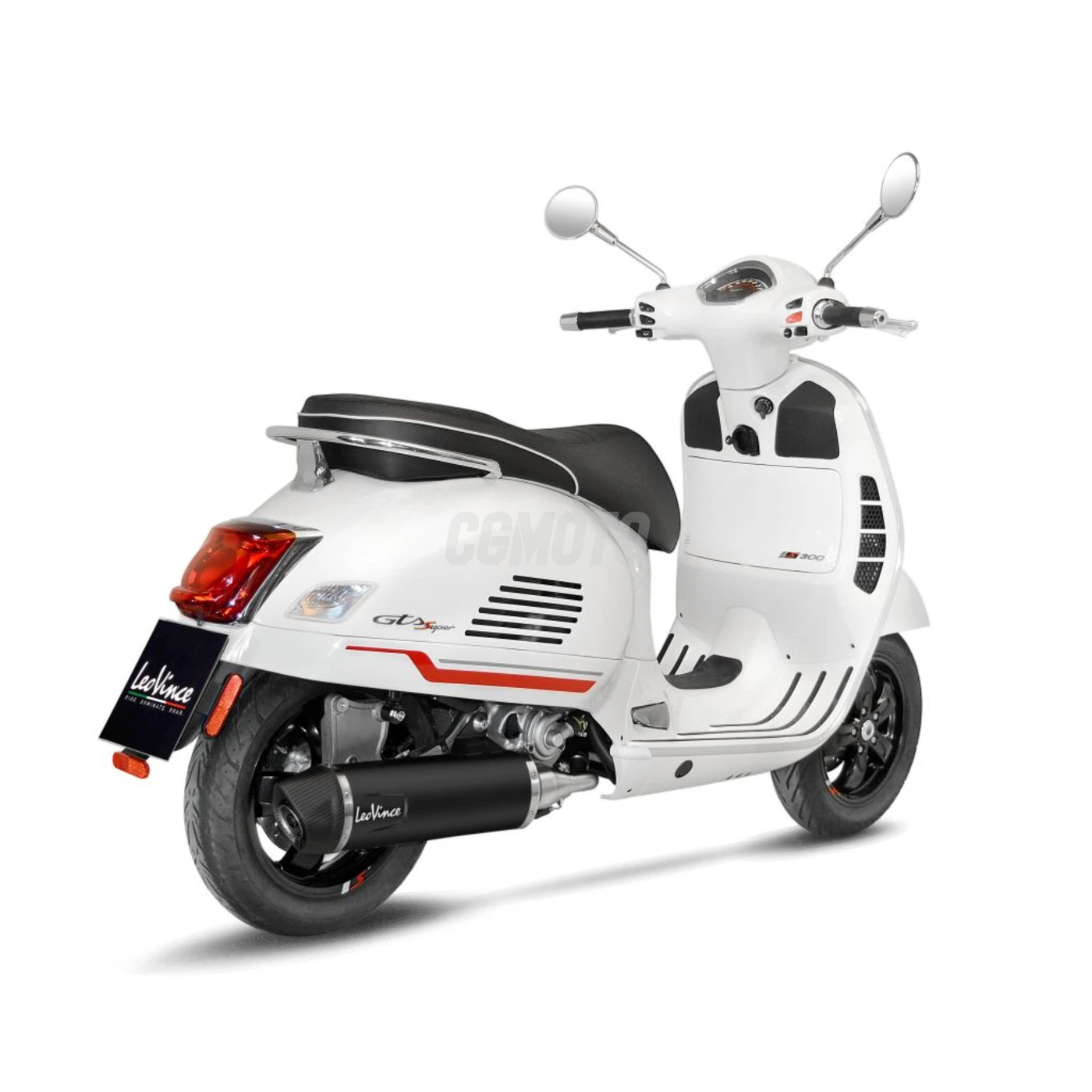 SBK NERO 1/1 PIAGGIO VESPA GTS 300 HPE INOX Ligne complète