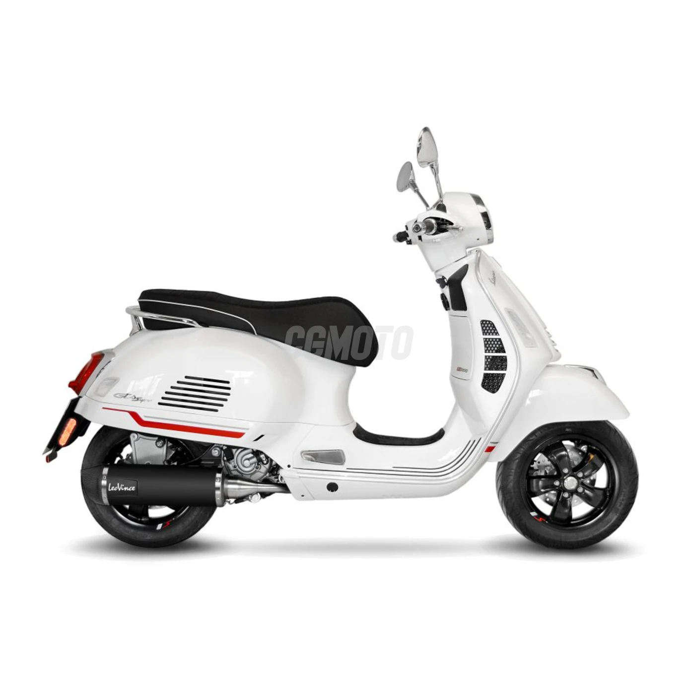 SBK NERO 1/1 PIAGGIO VESPA GTS 300 HPE INOX Ligne complète