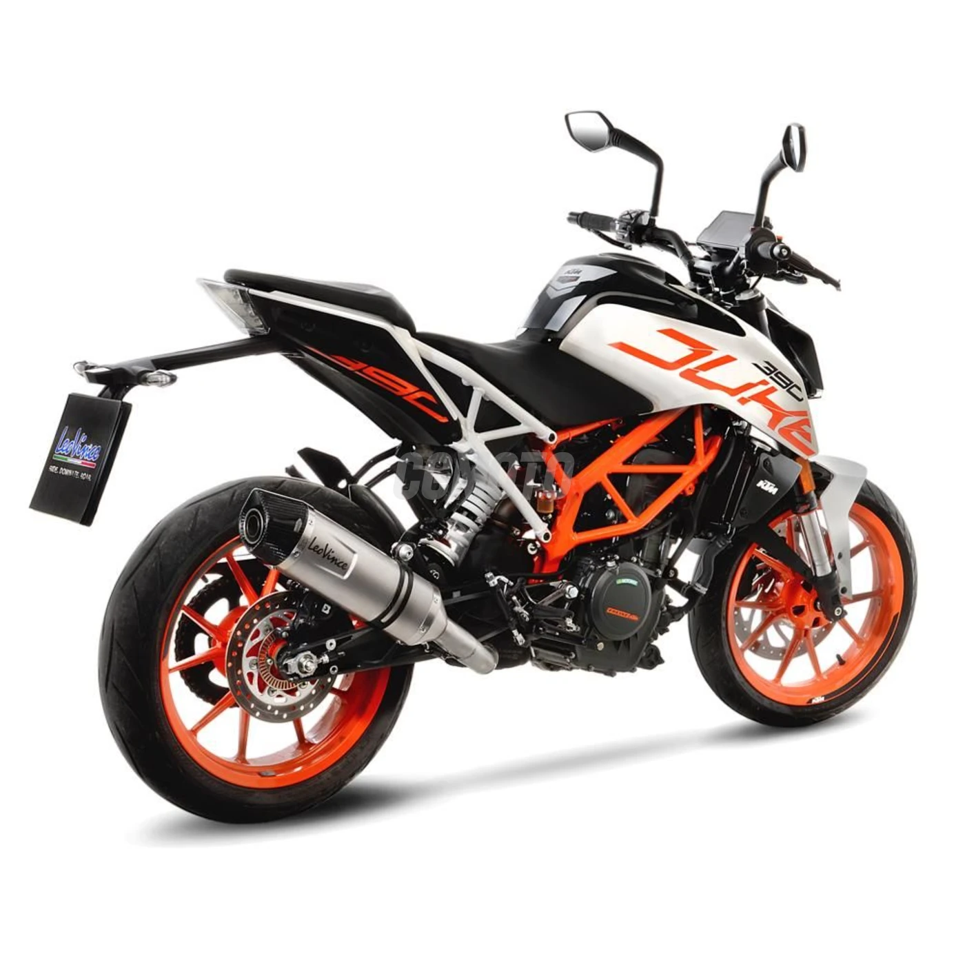 SBK LV ONE EVO KTM DUKE 125/RC 125 - DUKE 390/RC 390 INOX SLIP-ON