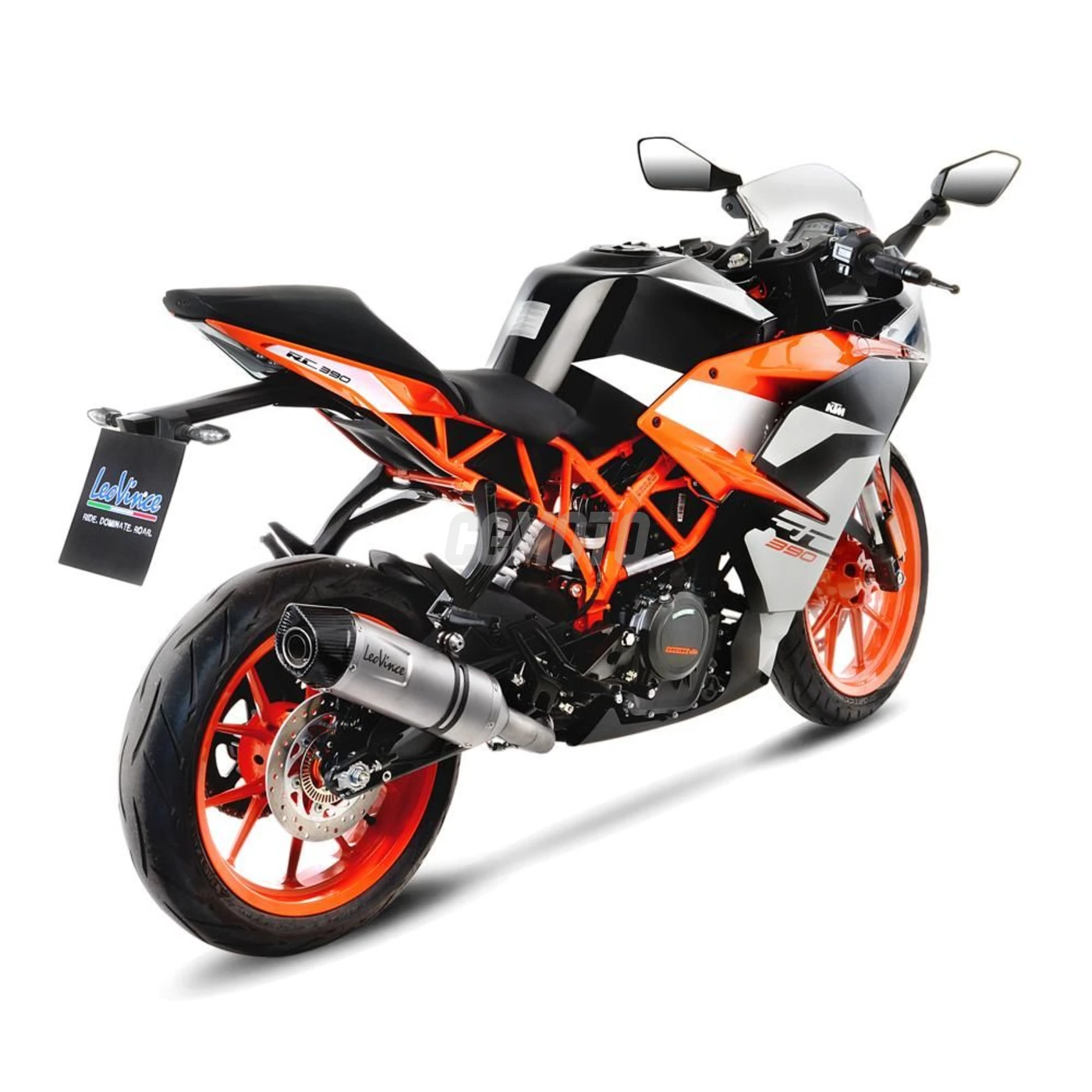 SBK LV ONE EVO KTM DUKE 125/RC 125 - DUKE 390/RC 390 INOX SLIP-ON