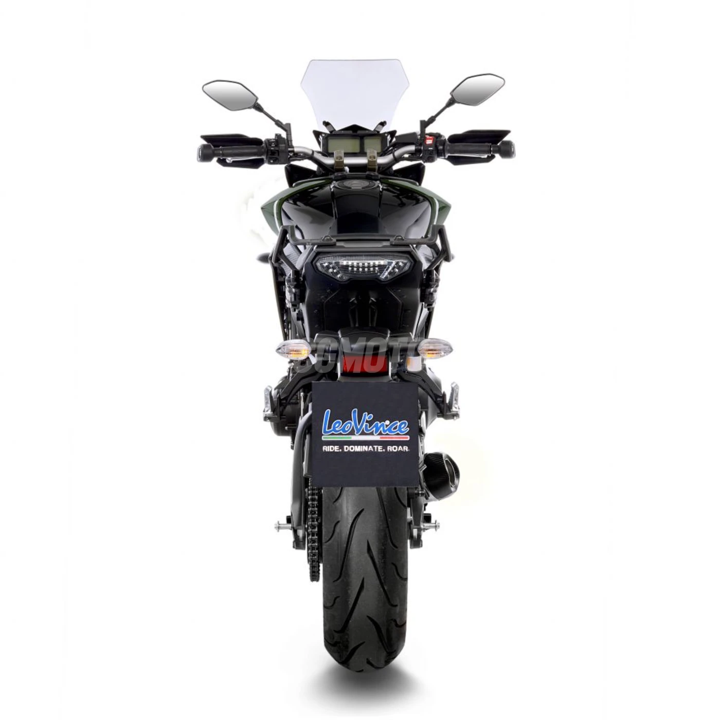 SBK LV ONE EVO 3/1 YAMAHA MT-09/SP/TRACER/TRACER GT/XSR 900 INOX FULL SYSTEM 3/1