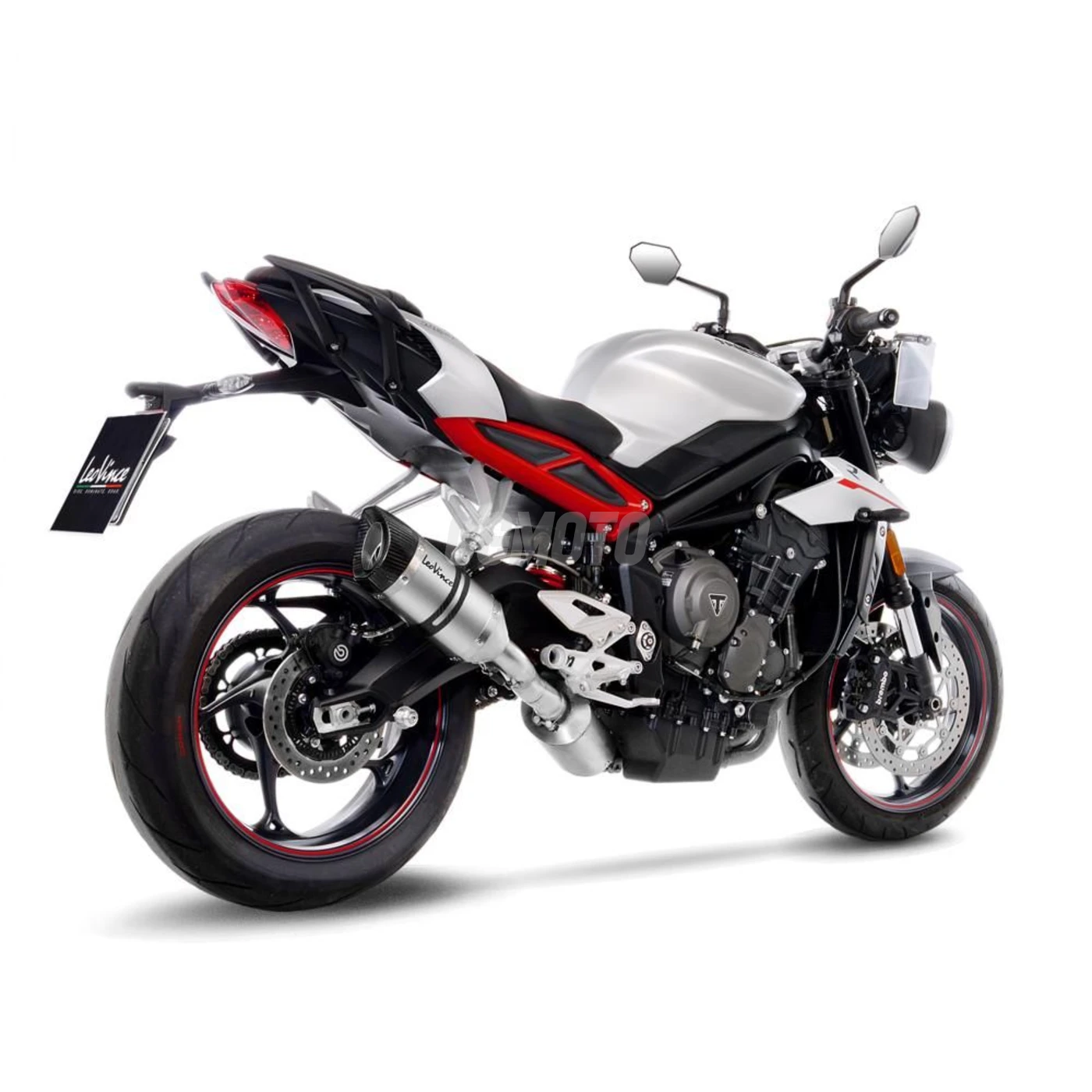 SBK LV PRO TRIUMPH STREET TRIPLE 765 S/SA2/R/R LRH/RS INOX SLIP-ON