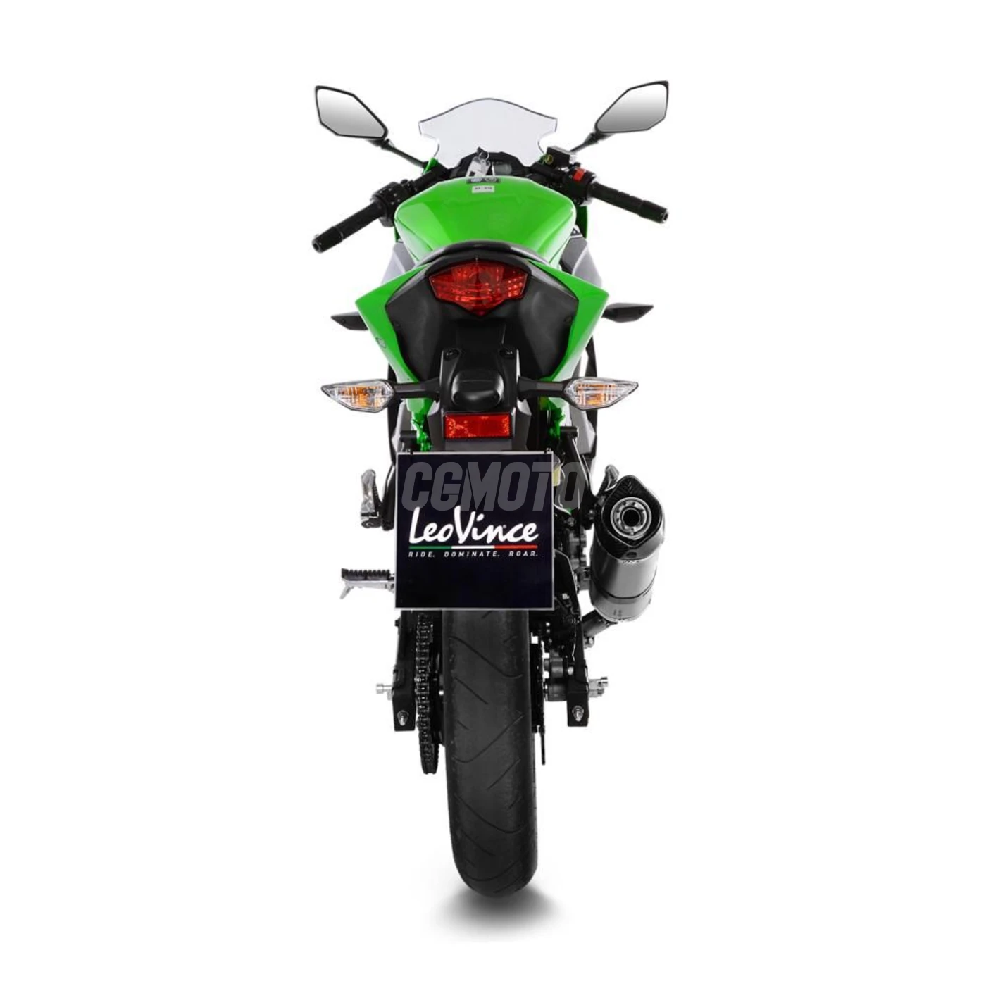 SBK LV ONE EVO KAWASAKI NINJA 125/Z 125 INOX SLIP-ON