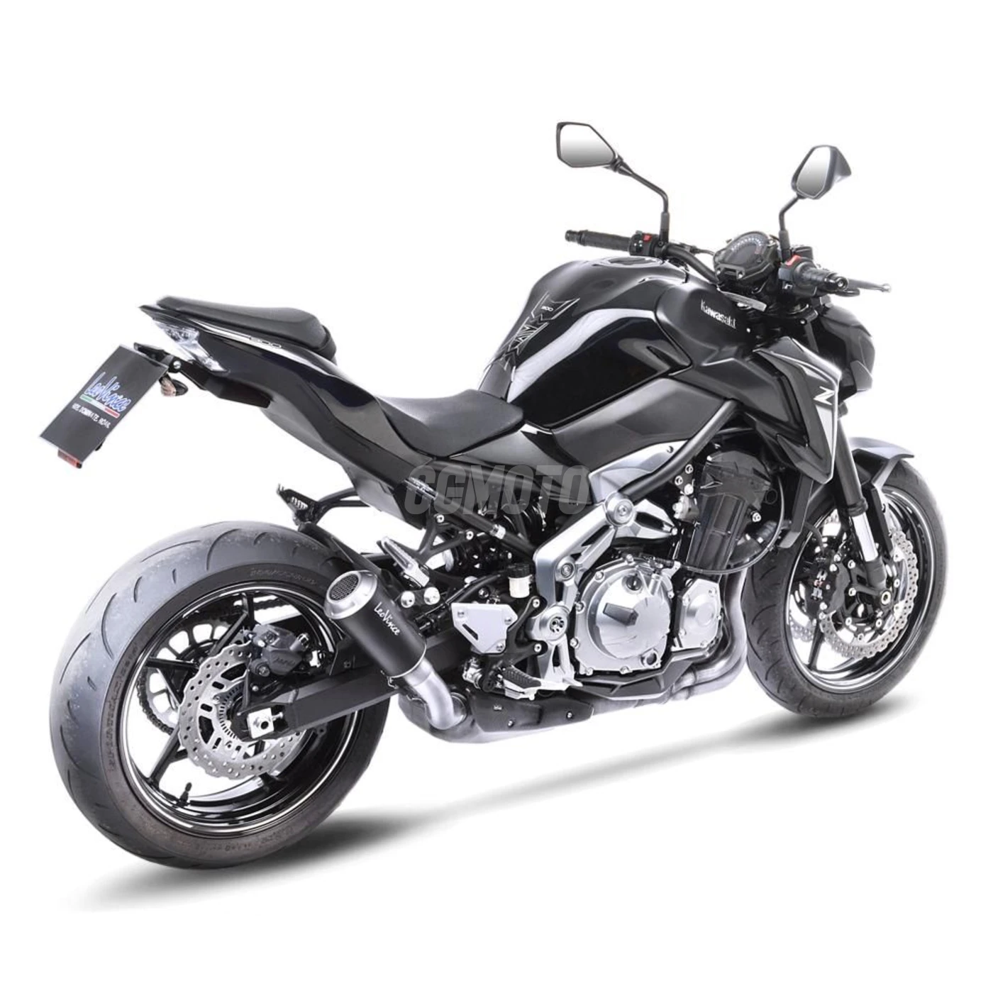 SBK LV-10 BLACK KAWASAKI Z 900/A2 SLIP-ON