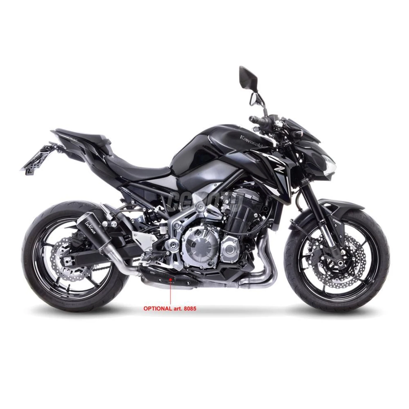 SBK LV-10 BLACK KAWASAKI Z 900/A2 SLIP-ON