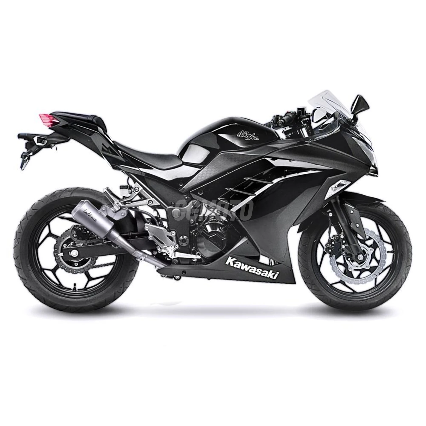 SBK LV-10 KAWASAKI NINJA 250/300 R - Z 250/300/ABS SLIP-ON