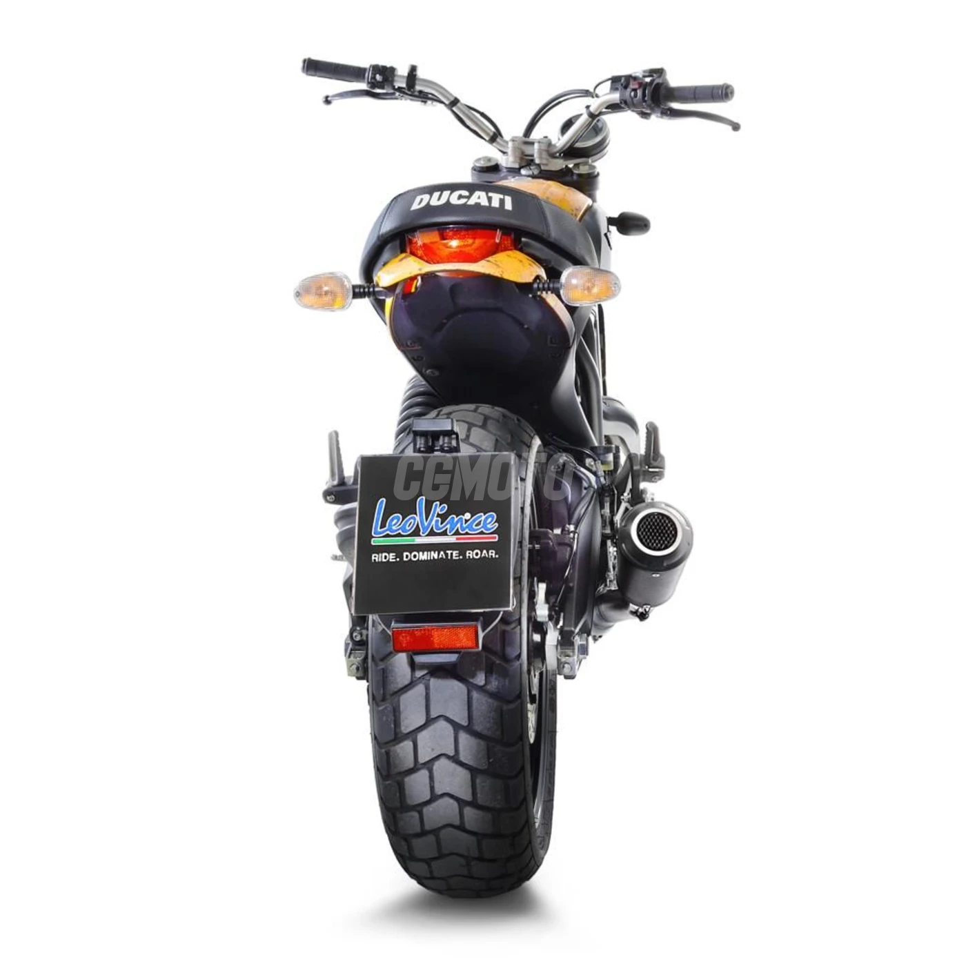 SBK LV-10 BLACK DUCATI SCRAMBLER 800 ICON/CLASSIC SLIP-ON