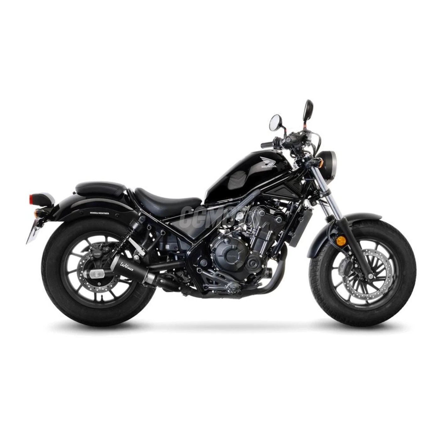 SBK LV-10 BLACK HONDA CMX 500 REBEL SLIP-ON