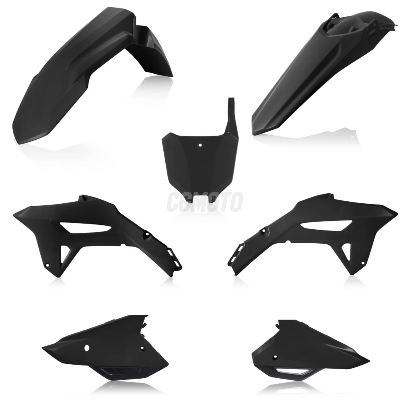 KIT PLASTIQUE CYCRA 5 ELEMENTS 450 CRF 2021 NOIR