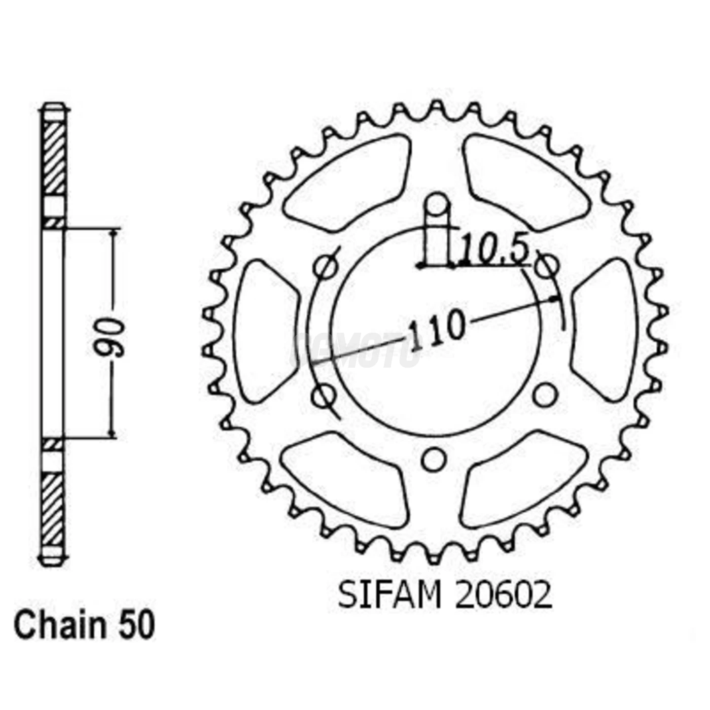 Couronne Xs 650 Se 78-83