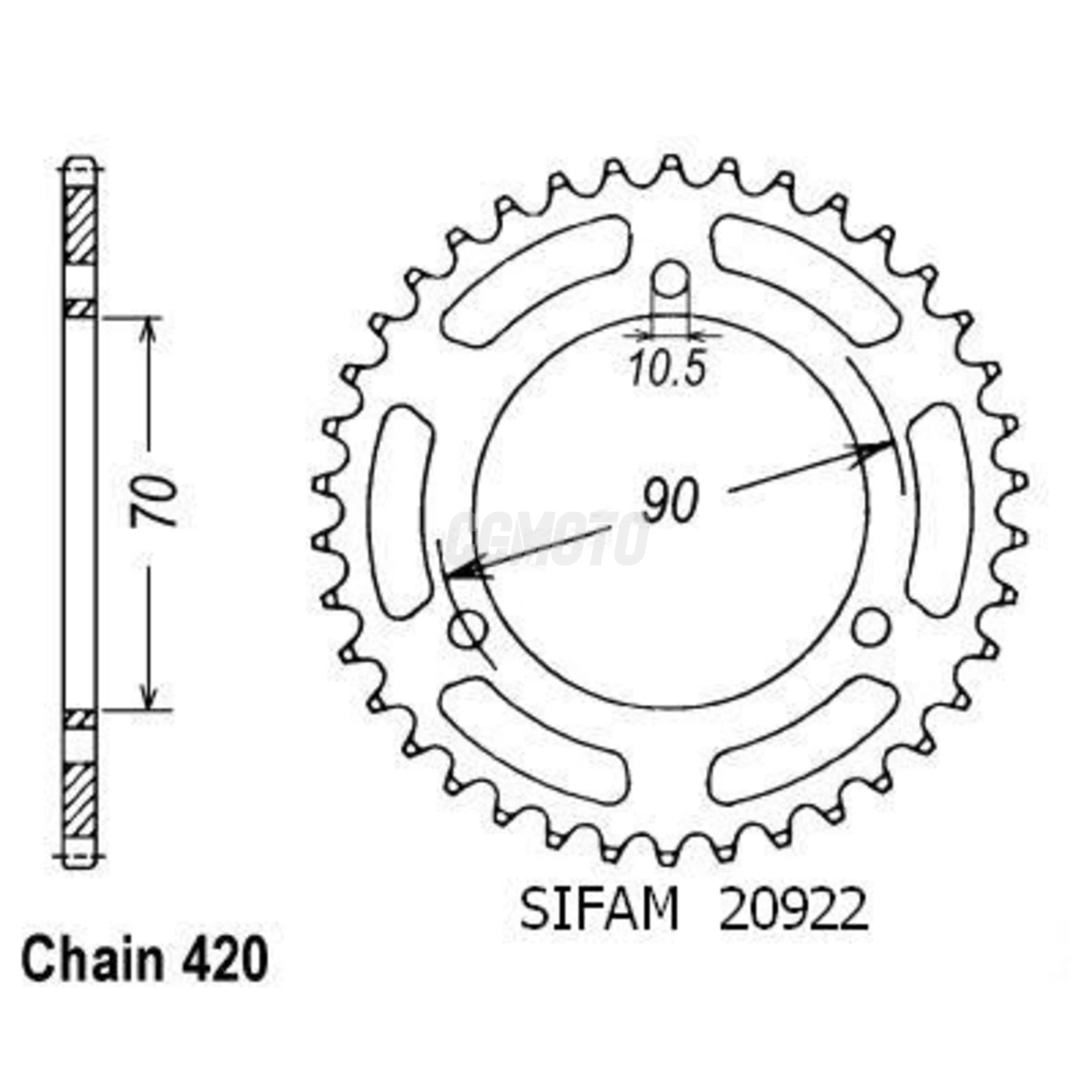 Couronne Mbx 80 F 83-87