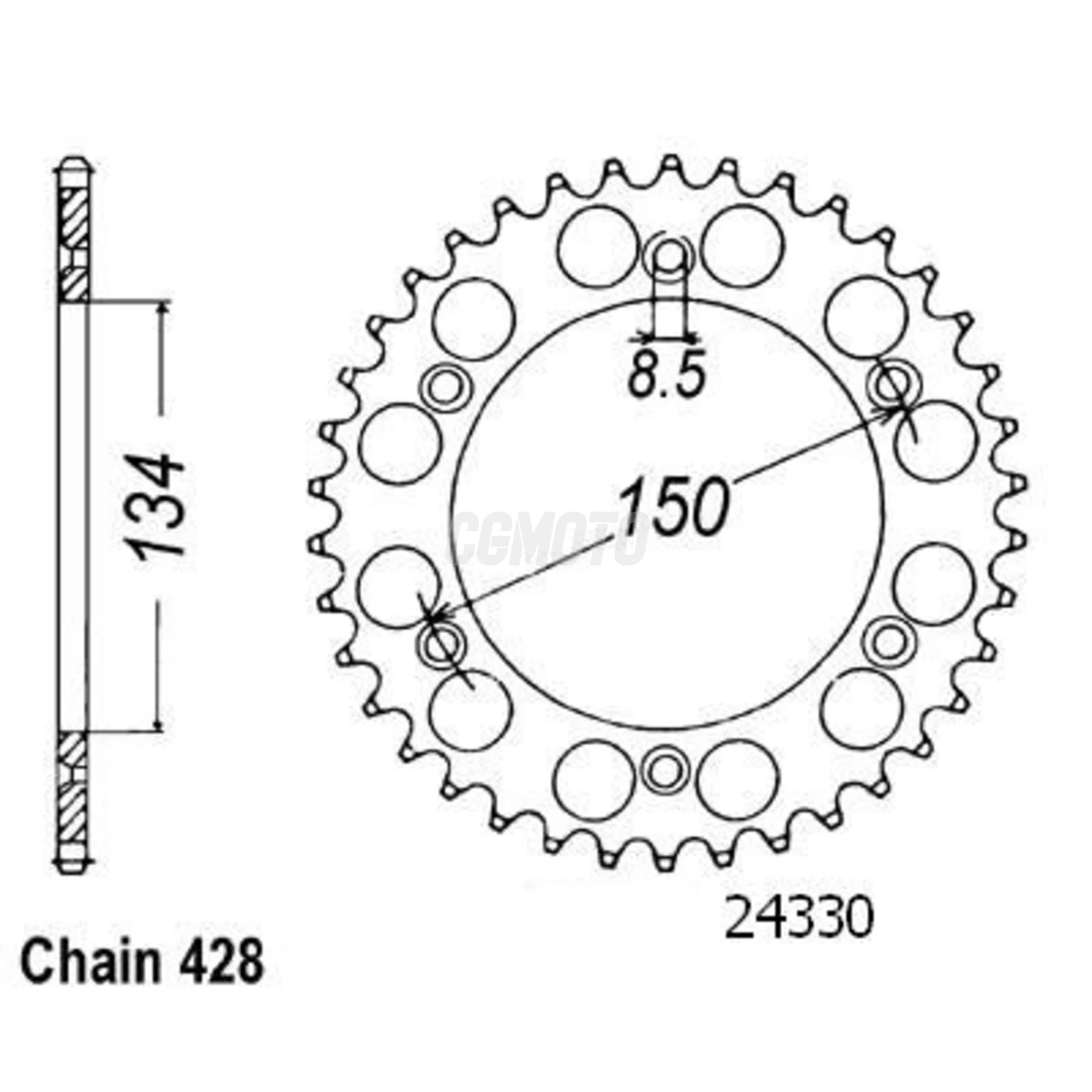 Couronne Kdx 125 90-99