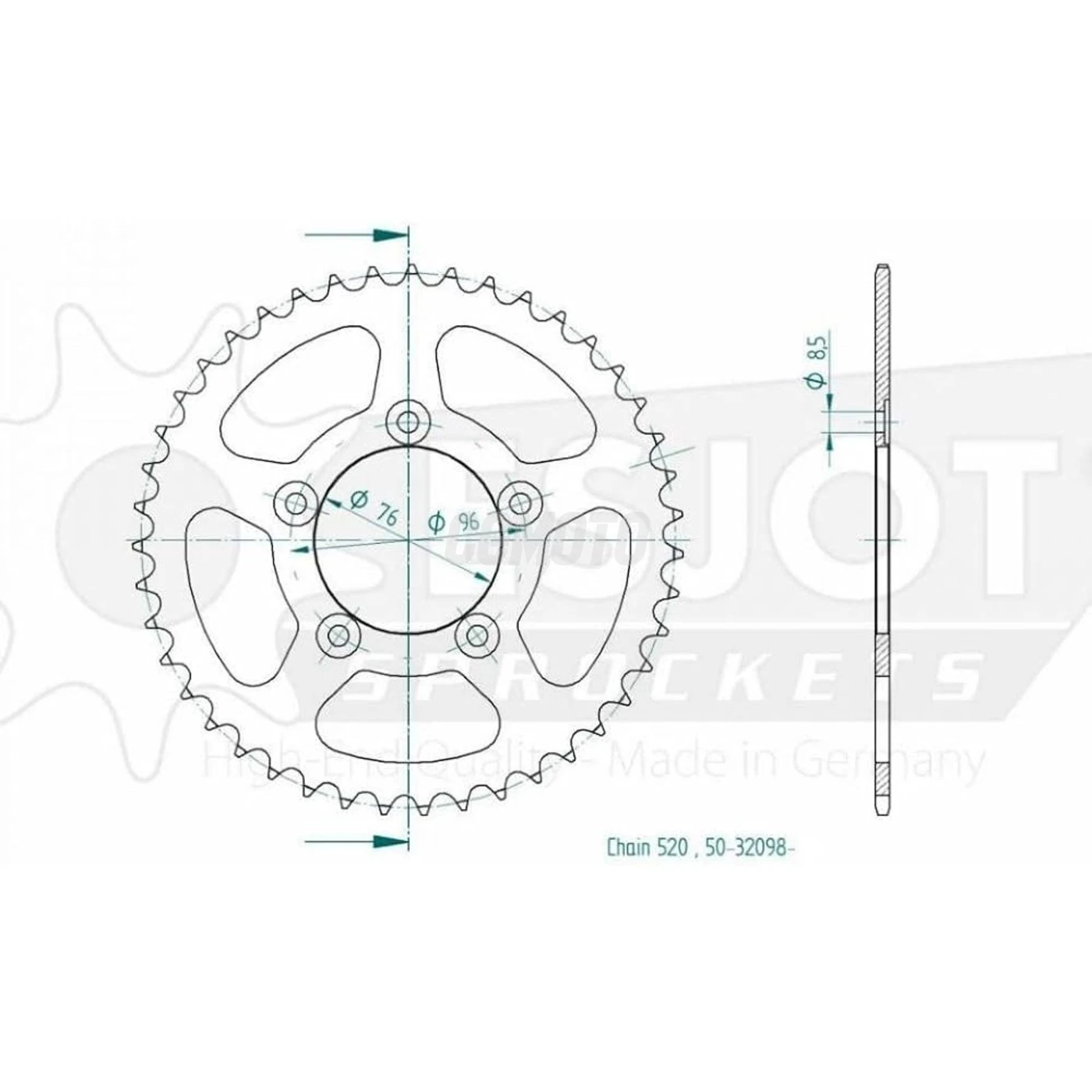 Couronne Cagiva 125 N1 97-98