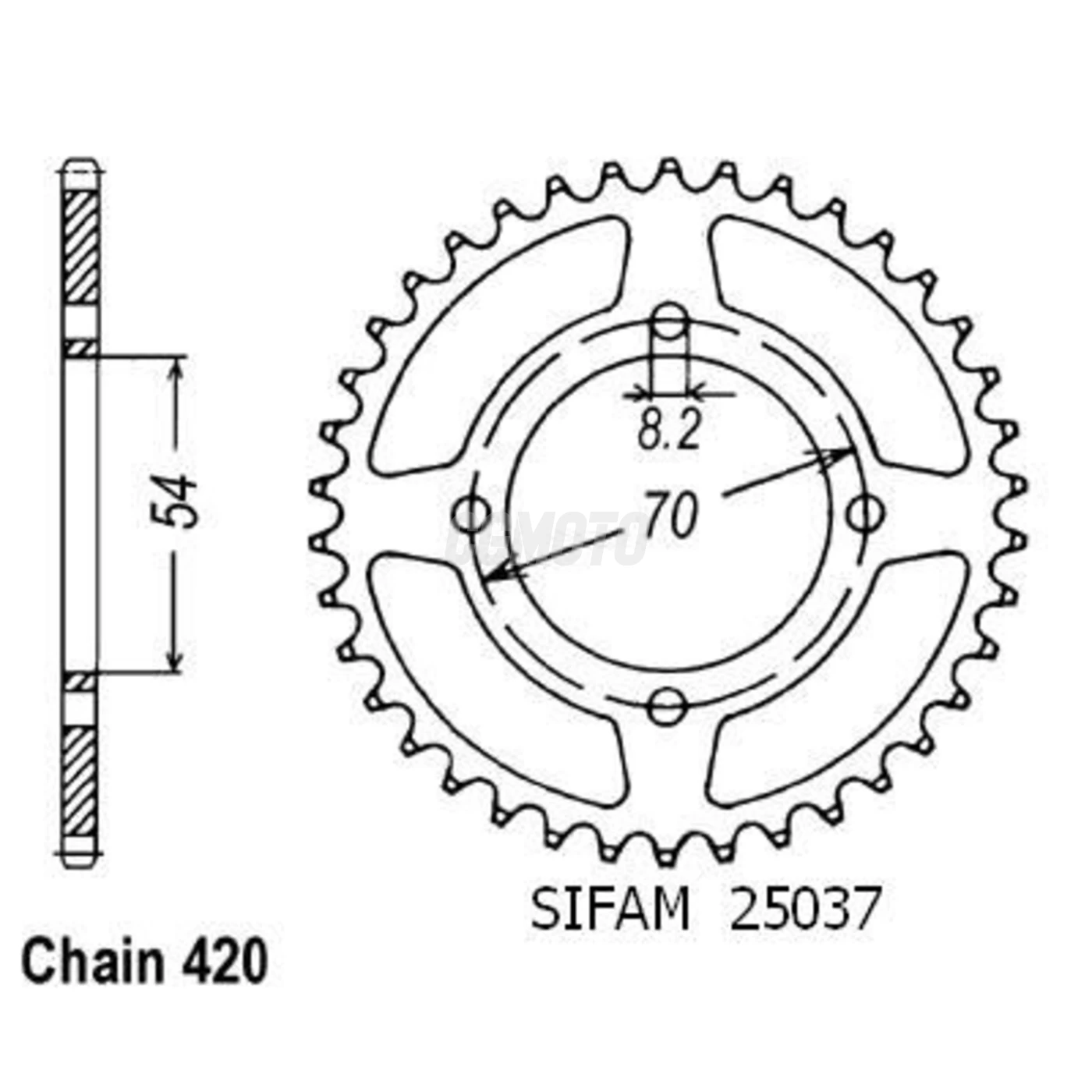 Couronne C 70 75-80