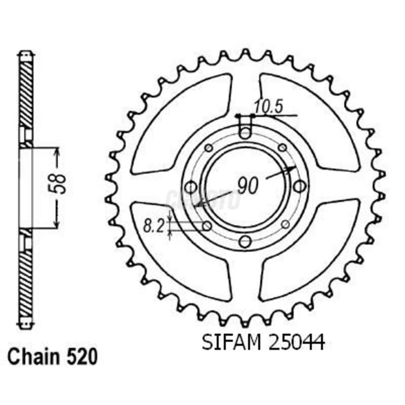 Couronne Cm 250 Cc 82-85