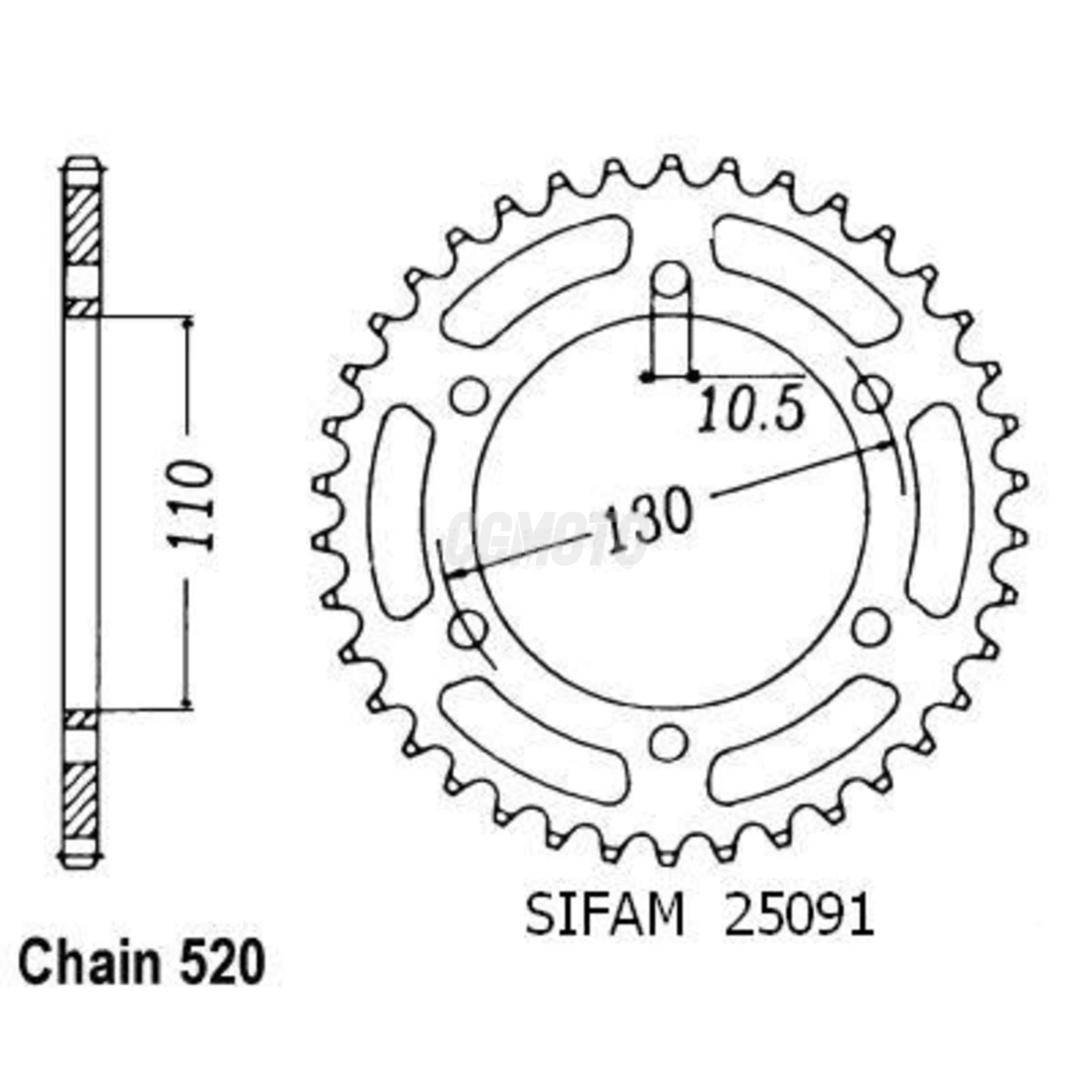 Couronne Zr 550 Zephyr 90-98