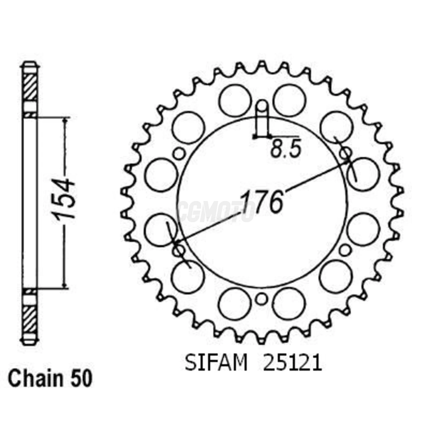 Couronne Vfr 750 Rc36 90-98