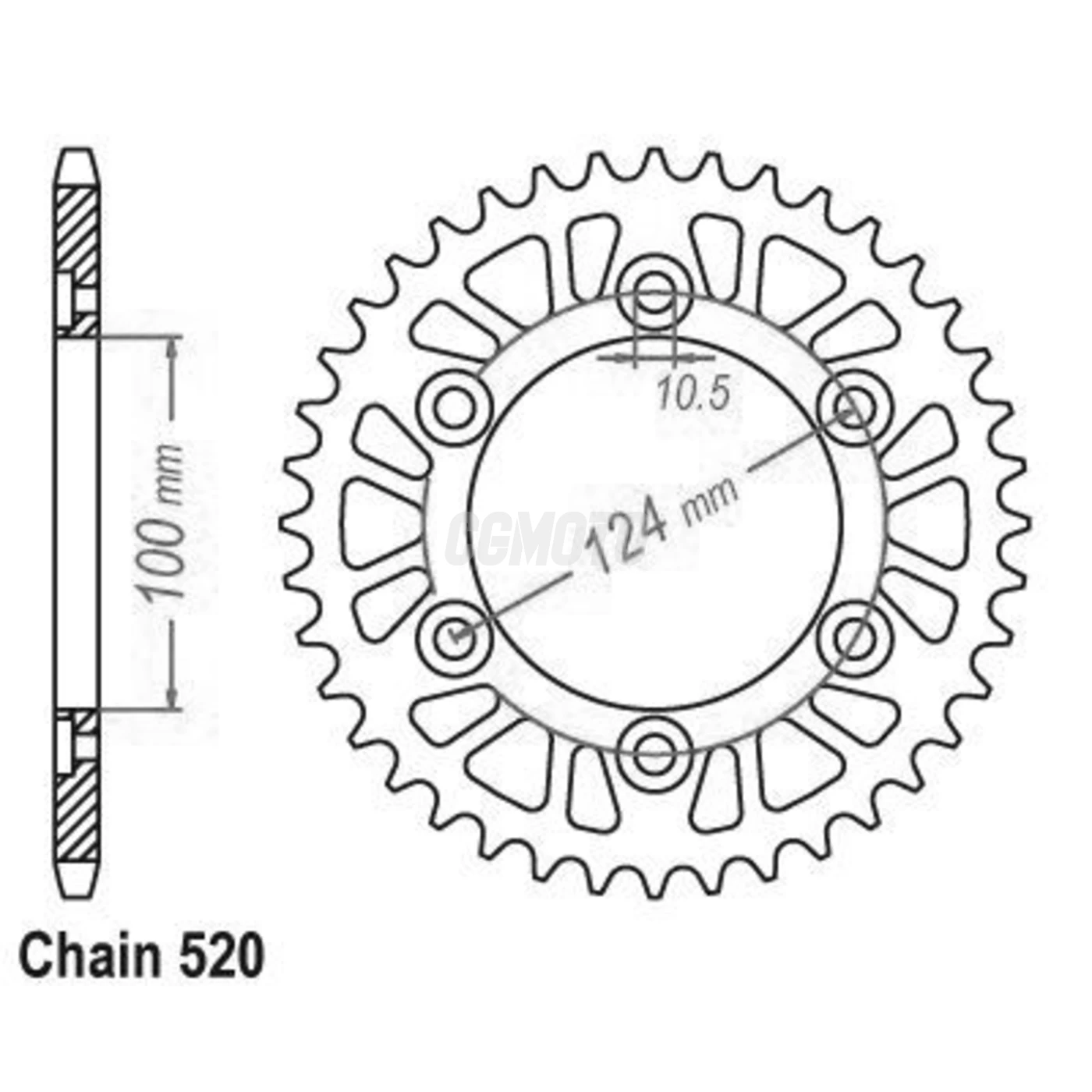 Couronne Ducati 600 Super Spor