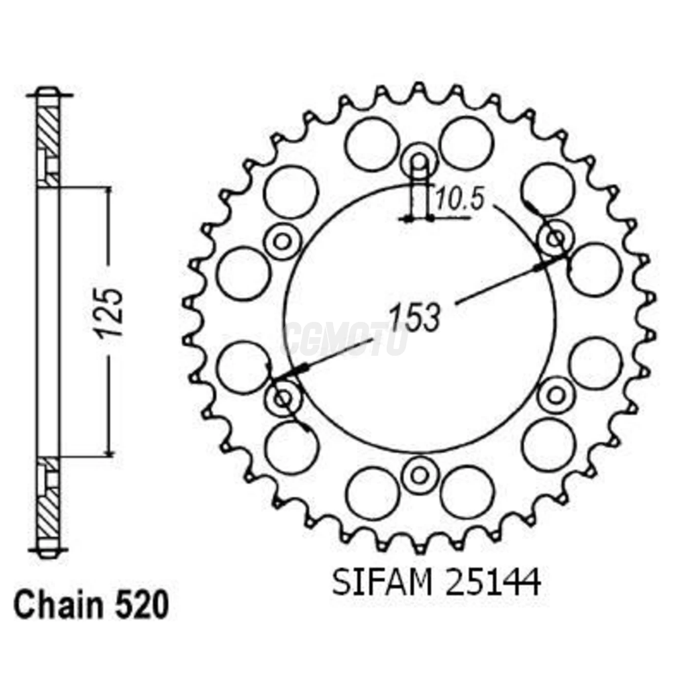 Couronne 600 Xr 91-01 Acier