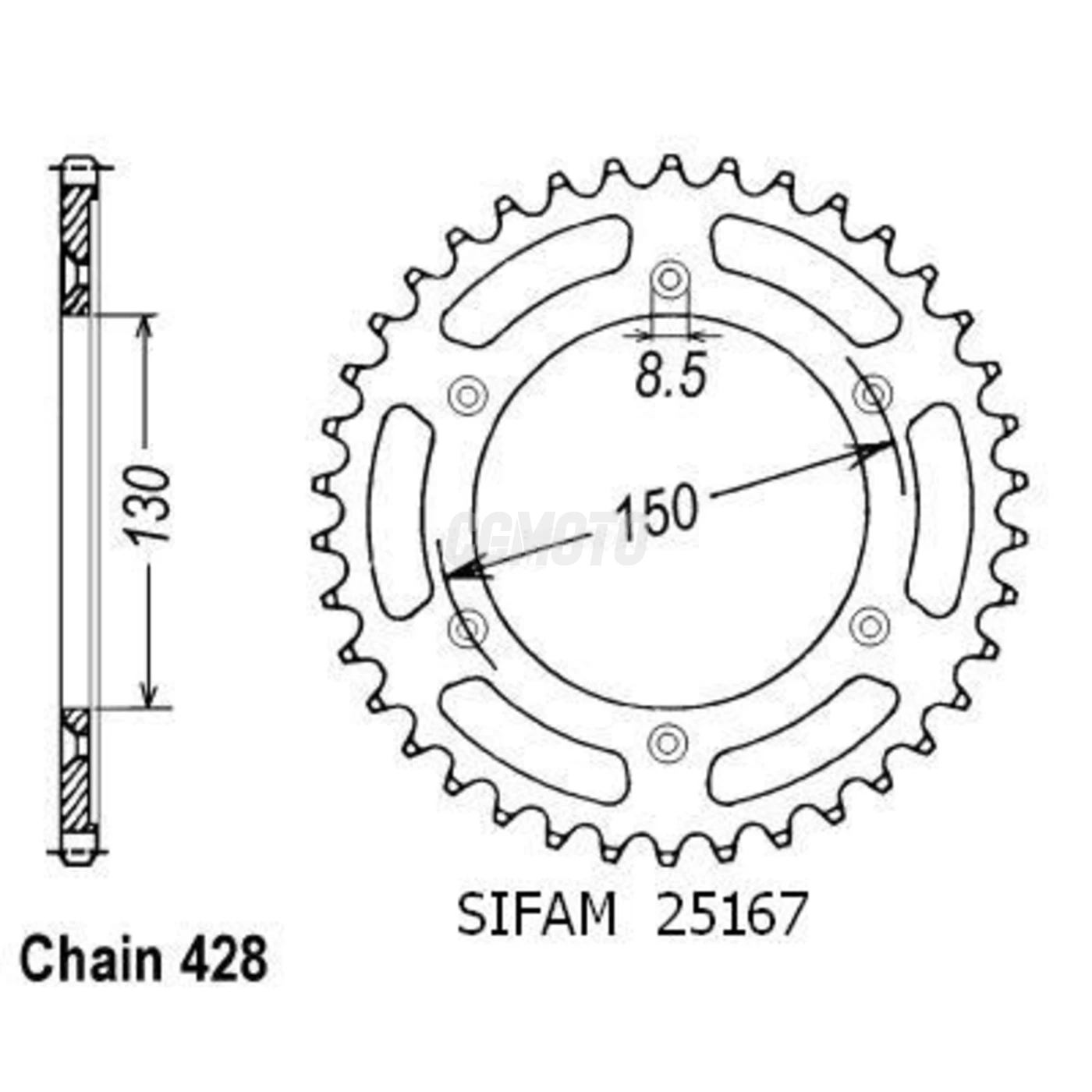 Couronne Xlr 125 R 97-98