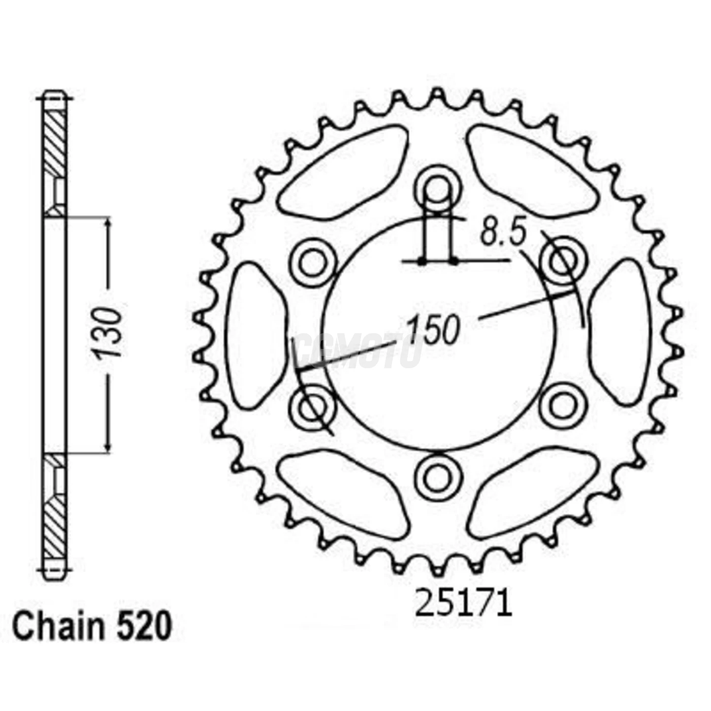 Couronne Yamaha