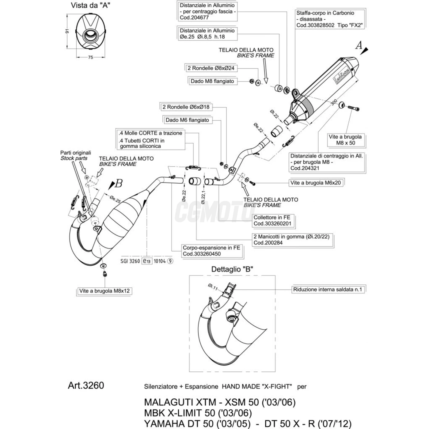 X-FIGHT MBK X-LIMIT 50 FULL SYSTEM