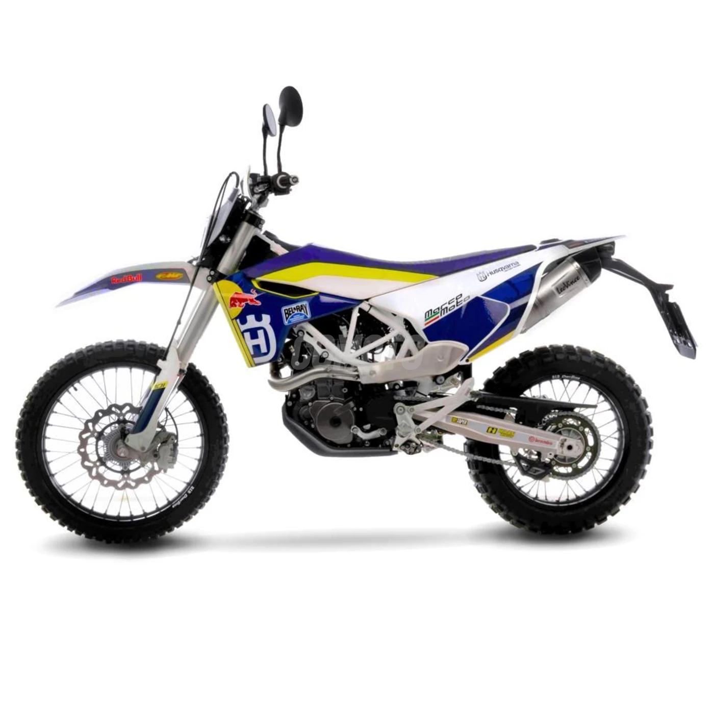 SBK LV ONE EVO HUSQVARNA 701 SUPERMOTO/ENDURO INOX SLIP-ON