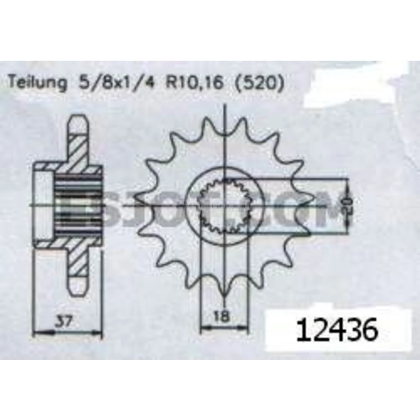 Kit chaine Aeon 125/180 Cobra