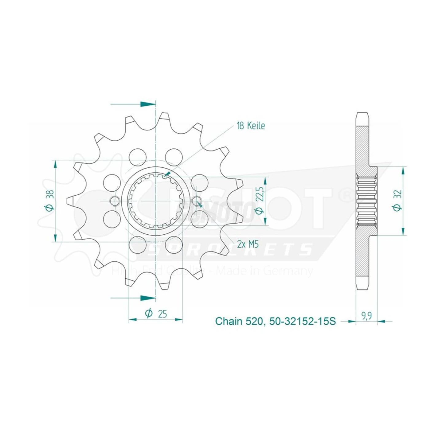 Kit chaine Bmw G 450 X