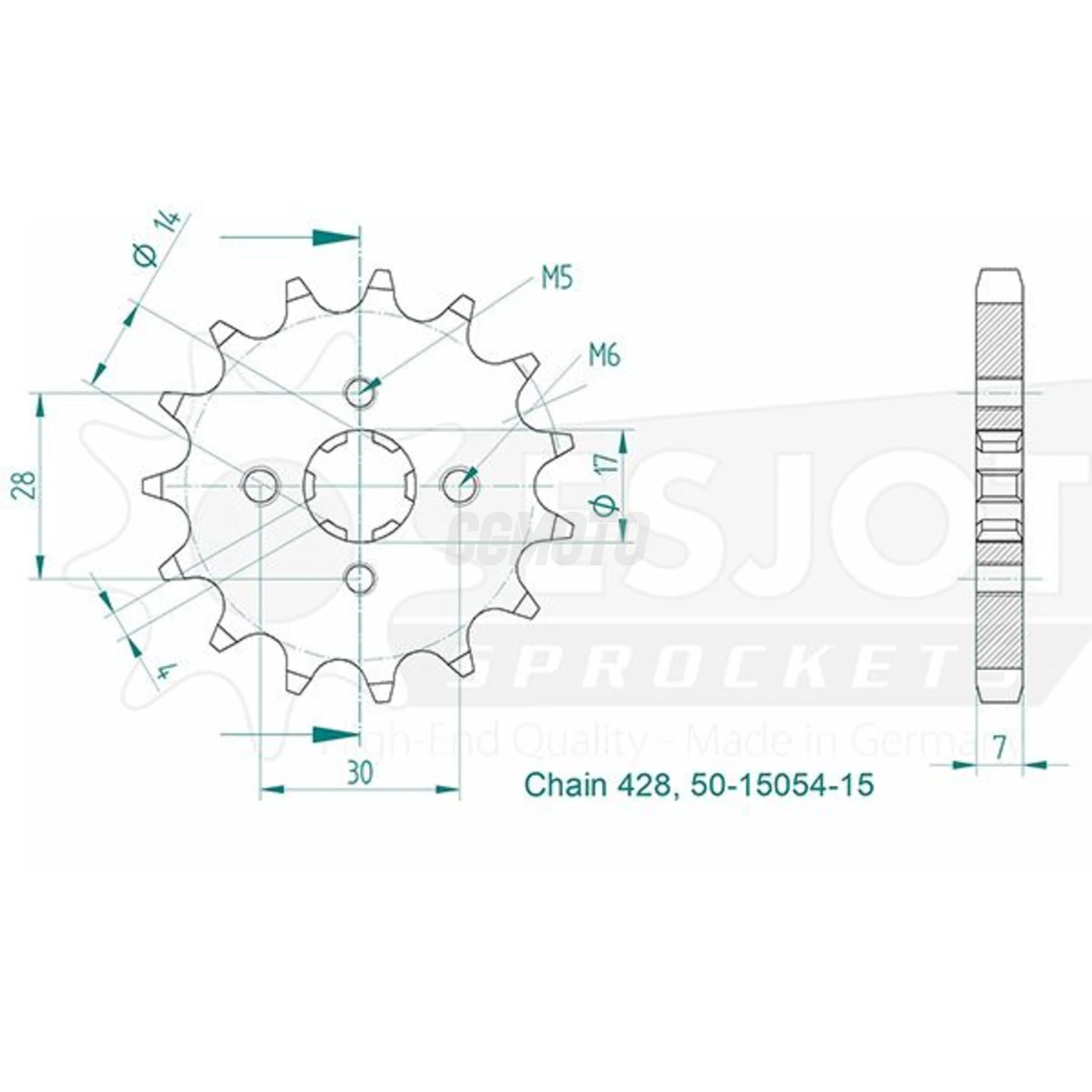 Kit chaine Benelli TNT 125