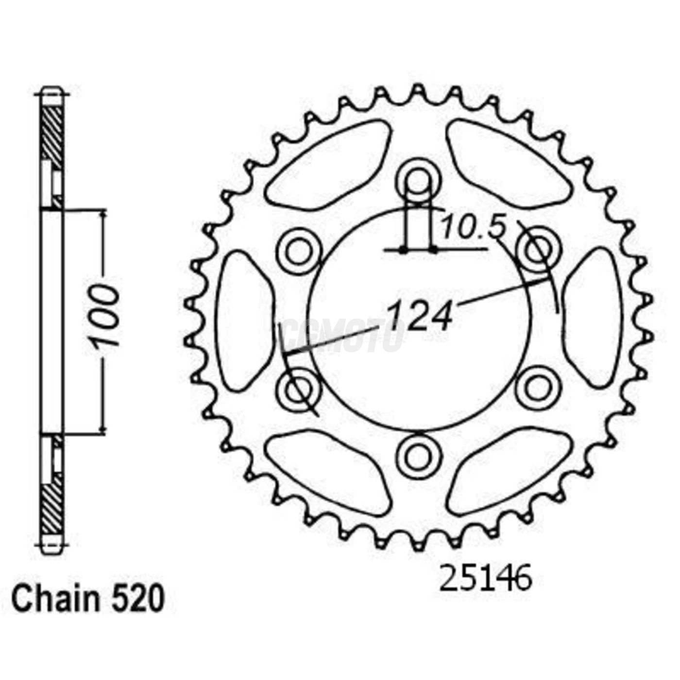 Kit chaine Ducati 800 Monster Ie