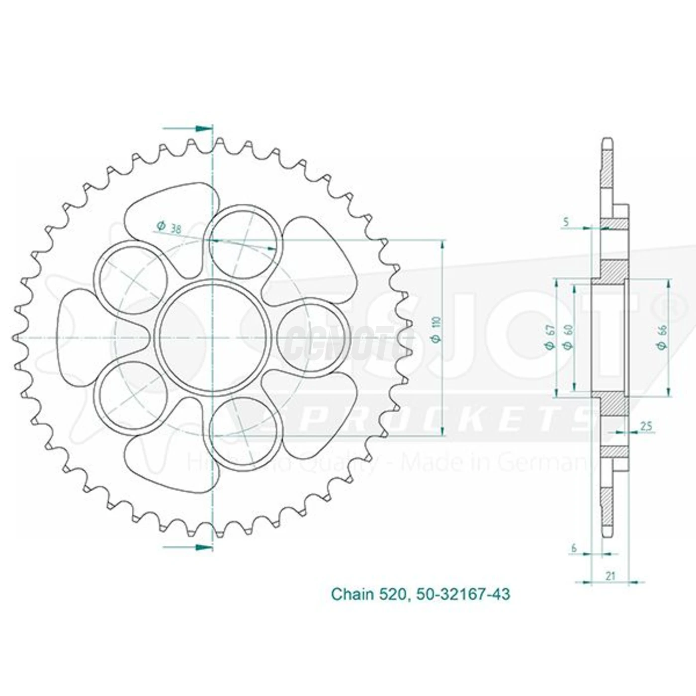 Kit Chaine Origine DUCATI HYPERMOTARD 950 15x43