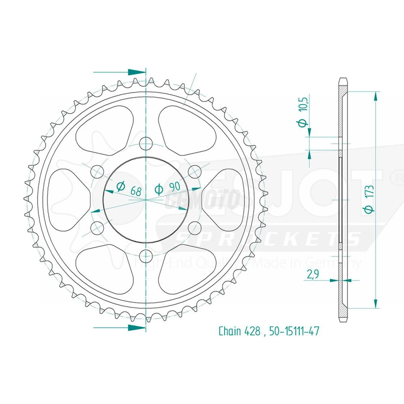 Kit chaine Honda Xlr 125