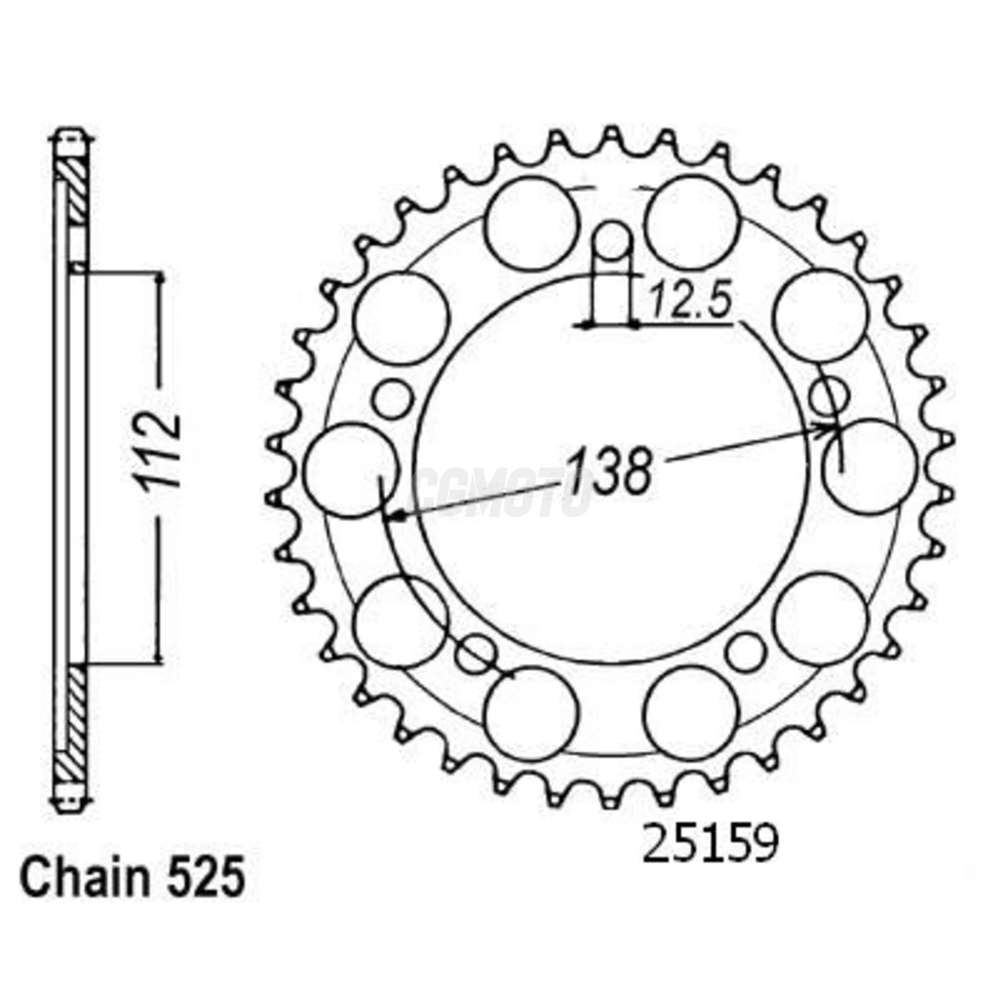 Kit chaine Honda Cbf 500