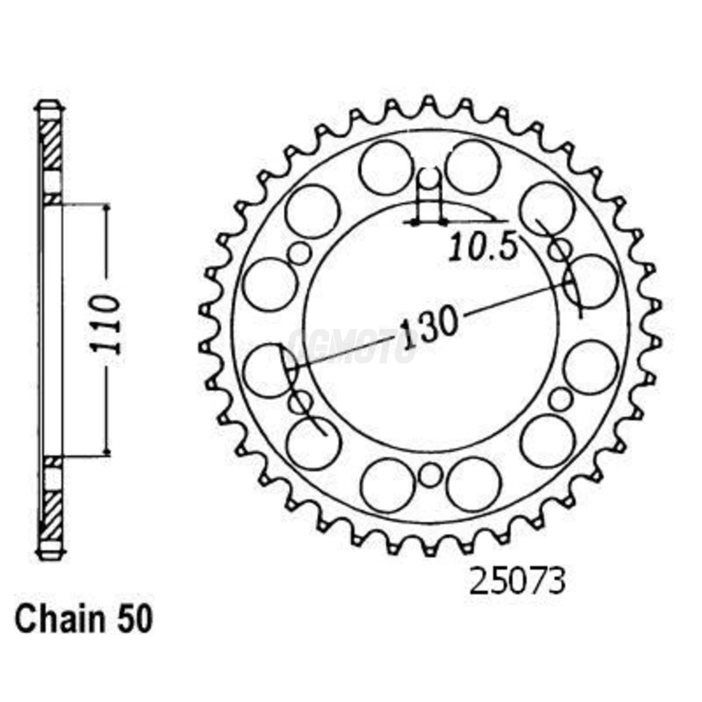 Kit chaine Kawasaki Gpx 600 R