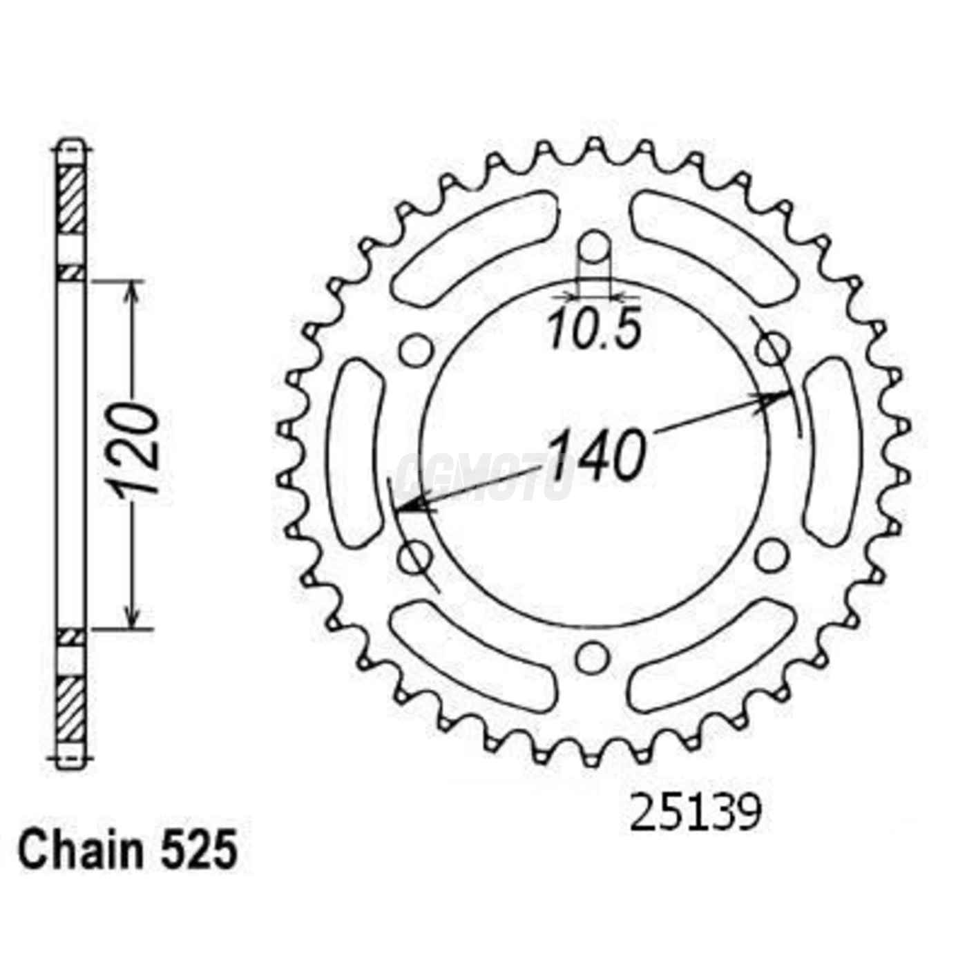 Kit chaine Kawasaki Zr 750 Zephir