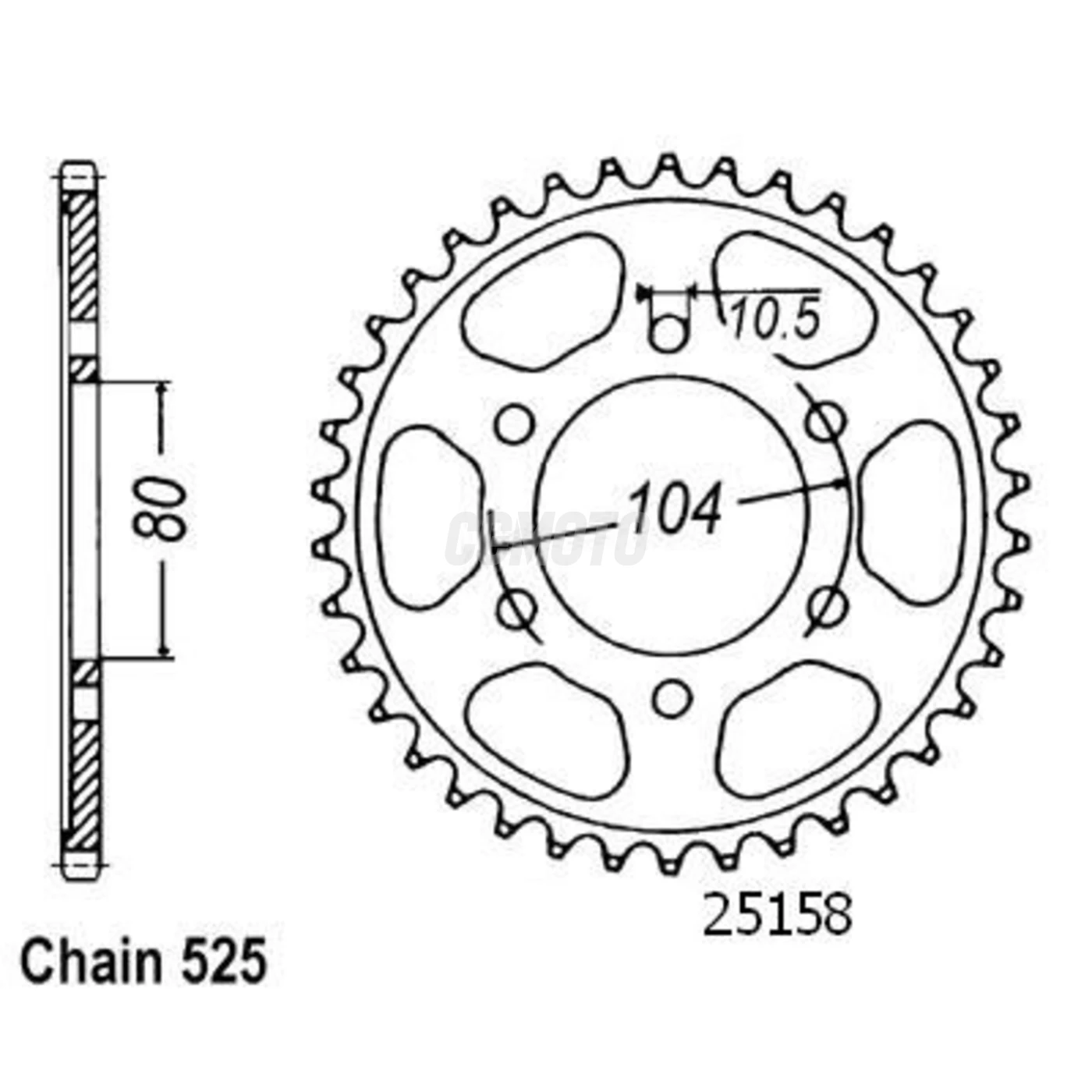 Kit chaine Kawasaki Zx-10 R