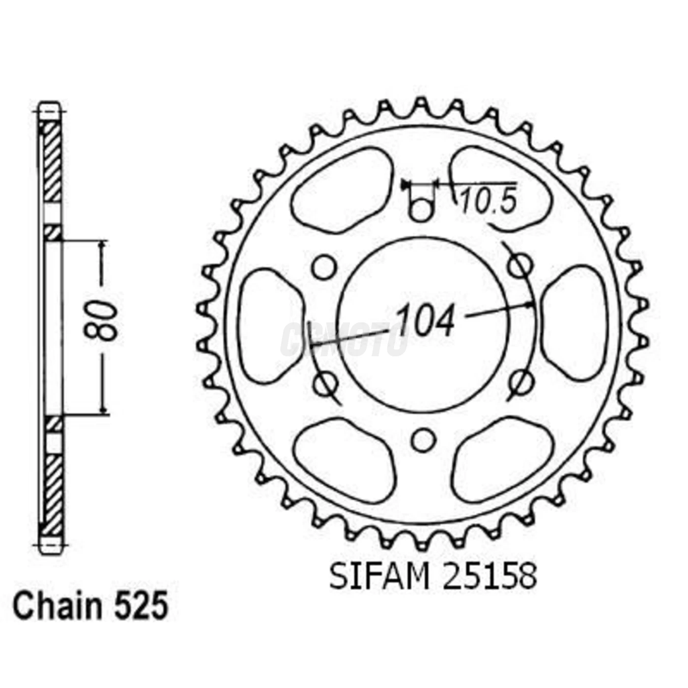 Kit chaine Kawasaki Zx-10 R