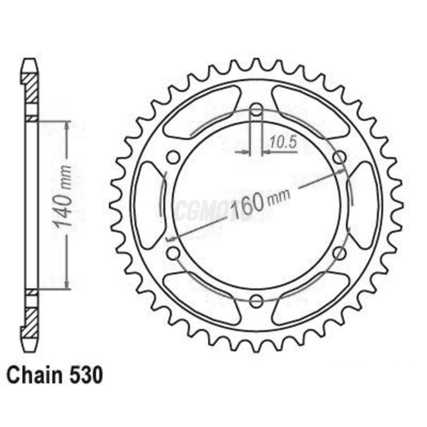 Kit chaine Kawasaki Zzr 1100 Zx-11