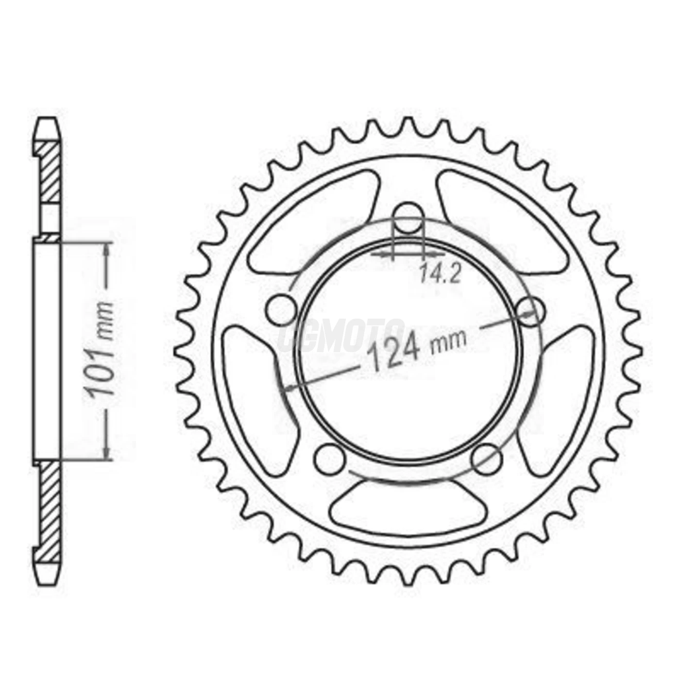 Kit chaine Ktm 990 Duke