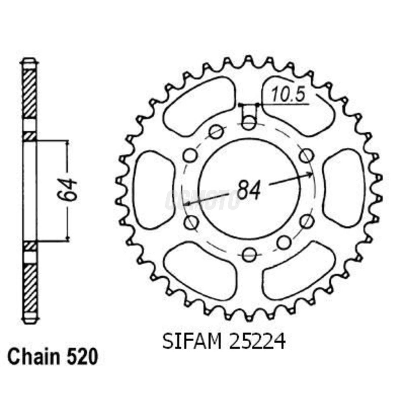 Kit chaine Suzuki Lt 250 R