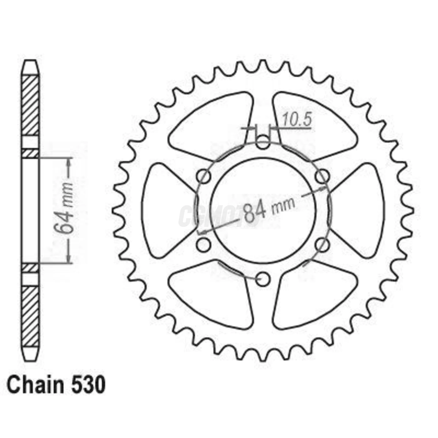 Kit chaine Suzuki Gsx 400 Lx