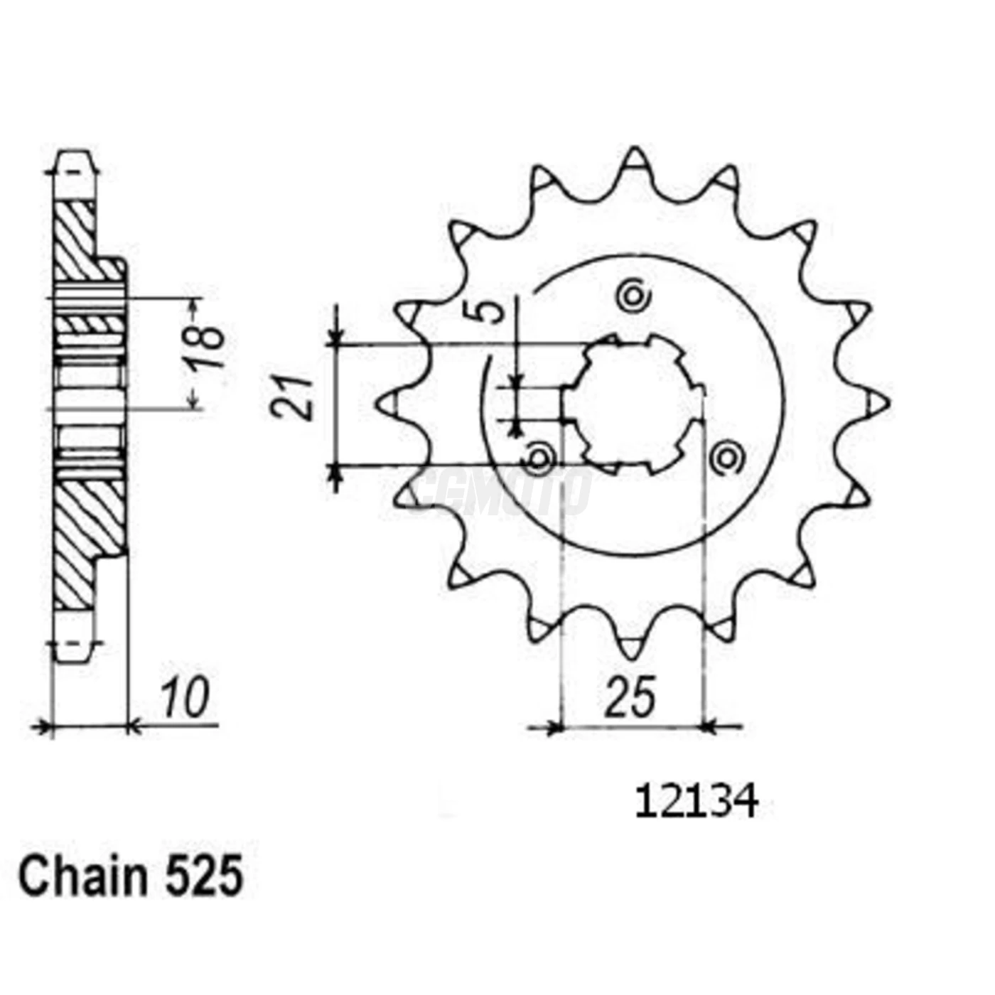 Kit chaine Sachs 650 Roadster