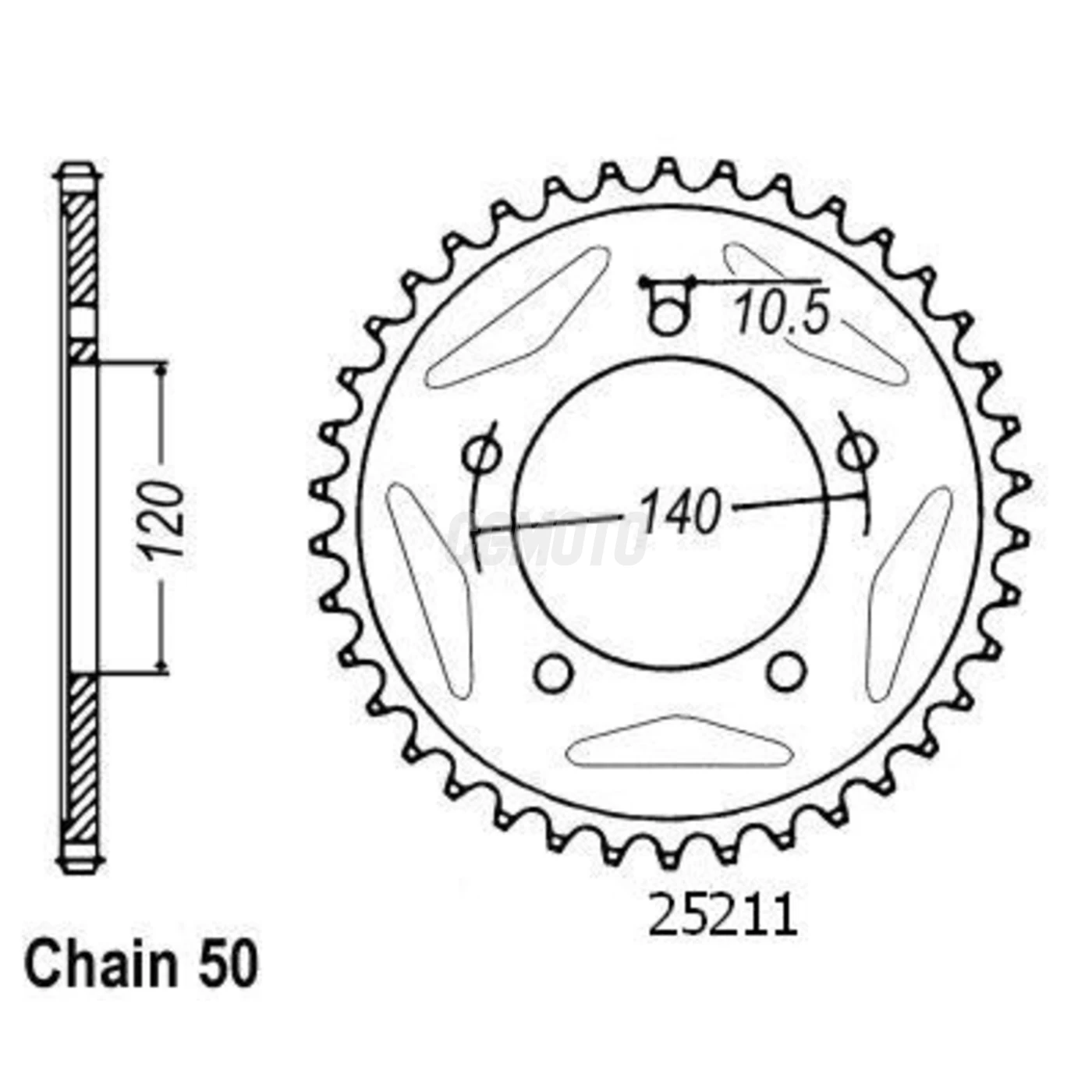 Kit chaine Triumph Sprint 955 Rs