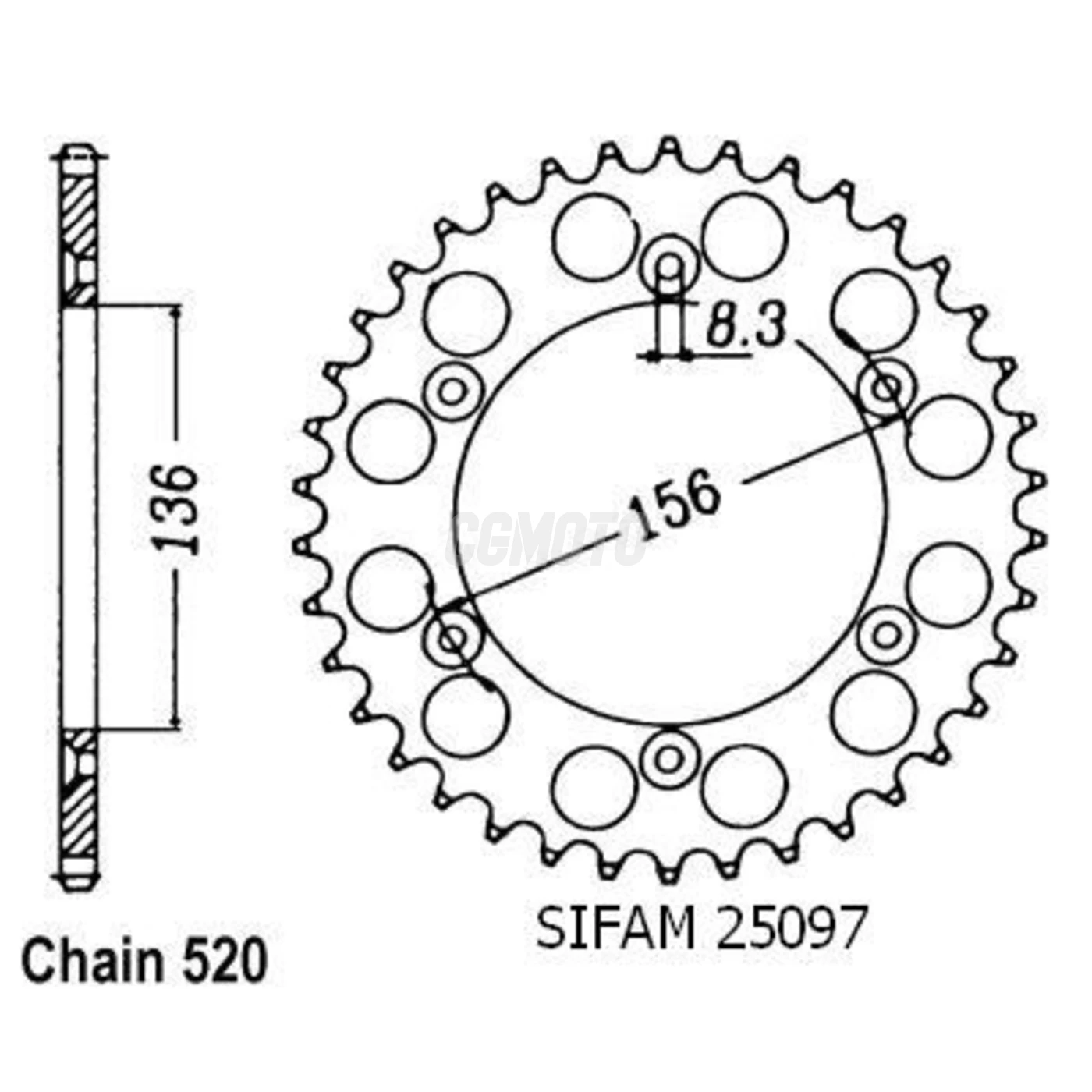 Kit chaine Husqvarna 125 Wre