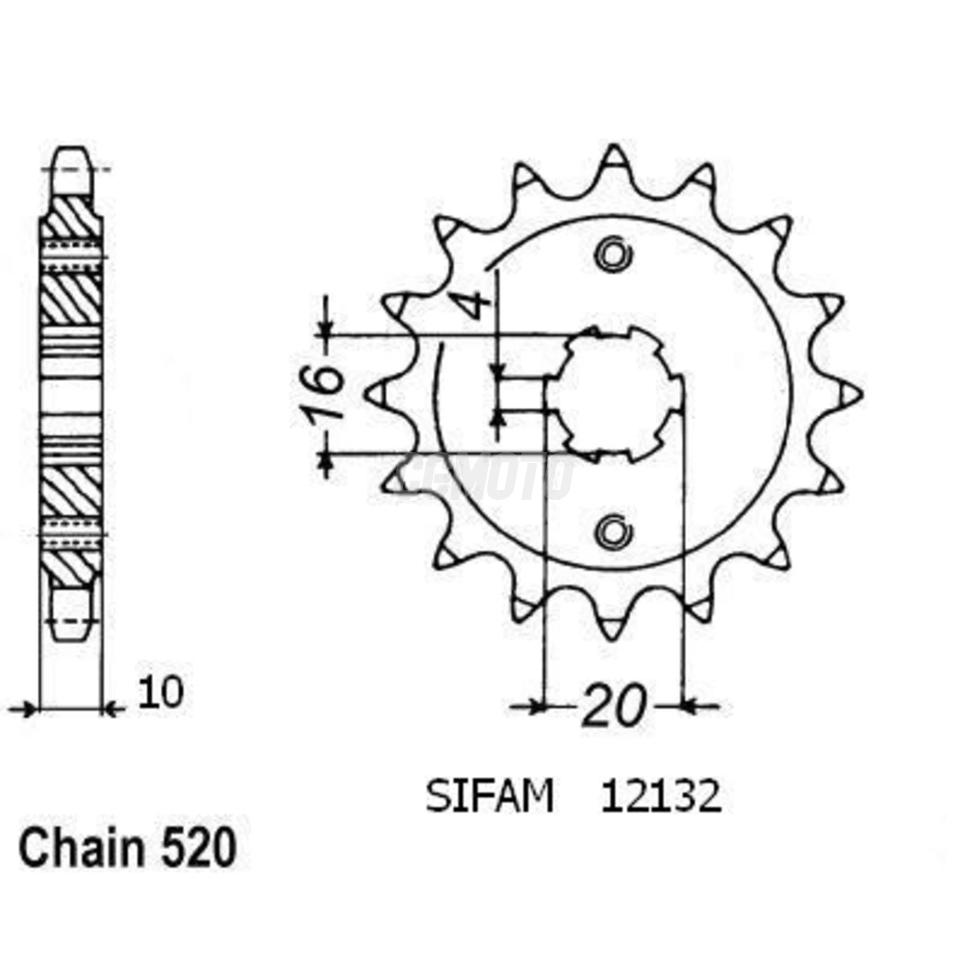 Kit chaine Husqvarna 125 Wre