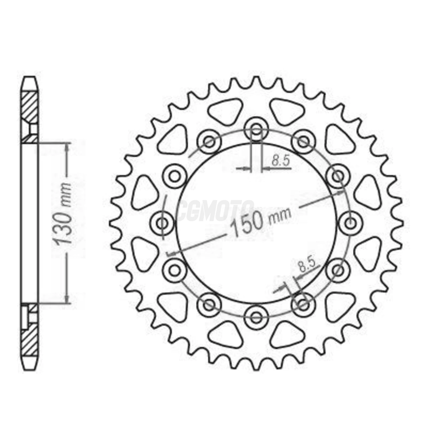 Kit chaine Yamaha Wr-f 250