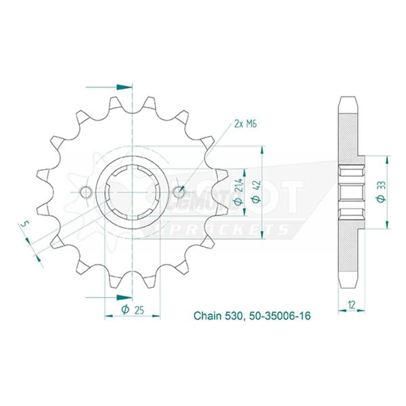 Kit chaine Yamaha Fz 600