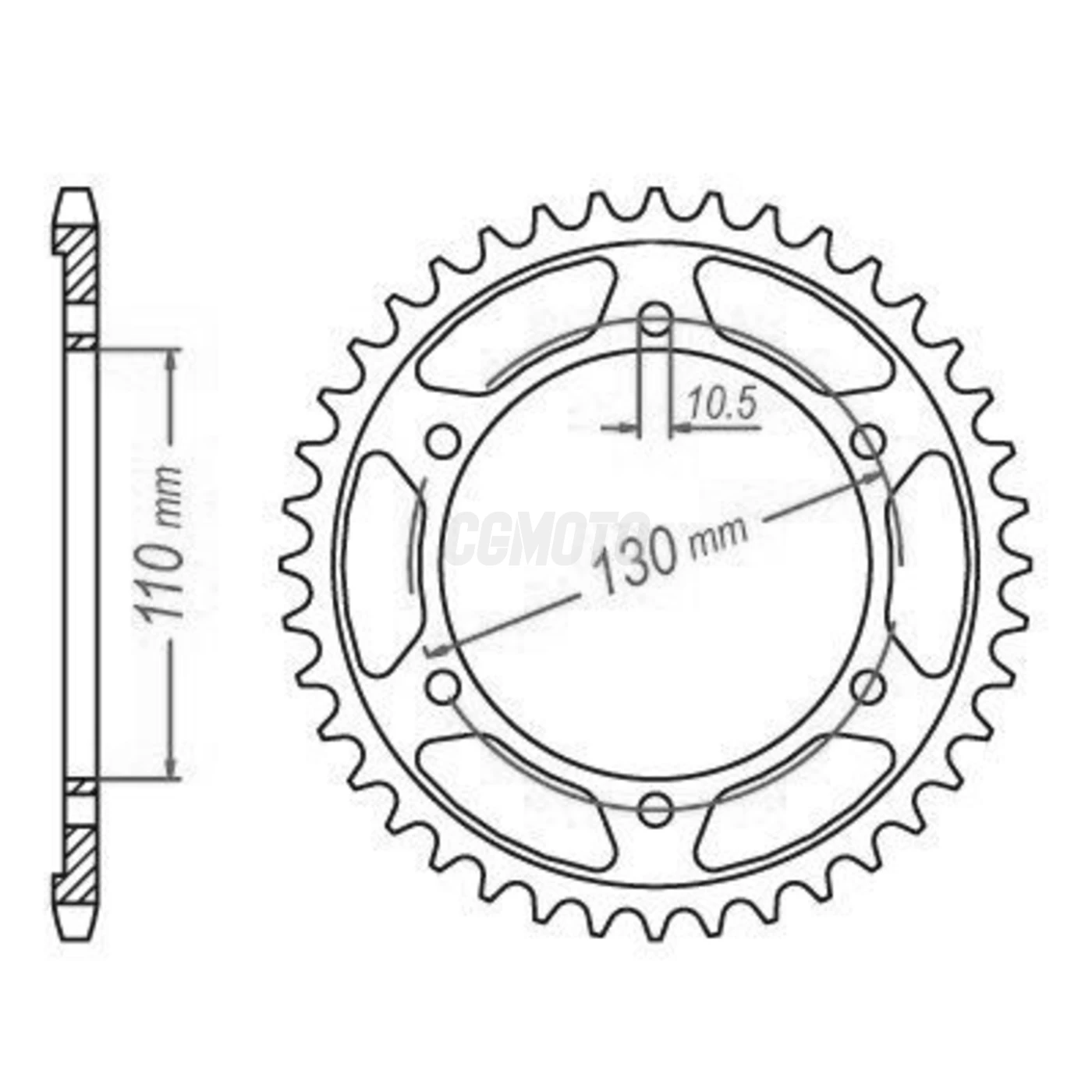 Kit chaine Yamaha Fz-6 Fazer N/S